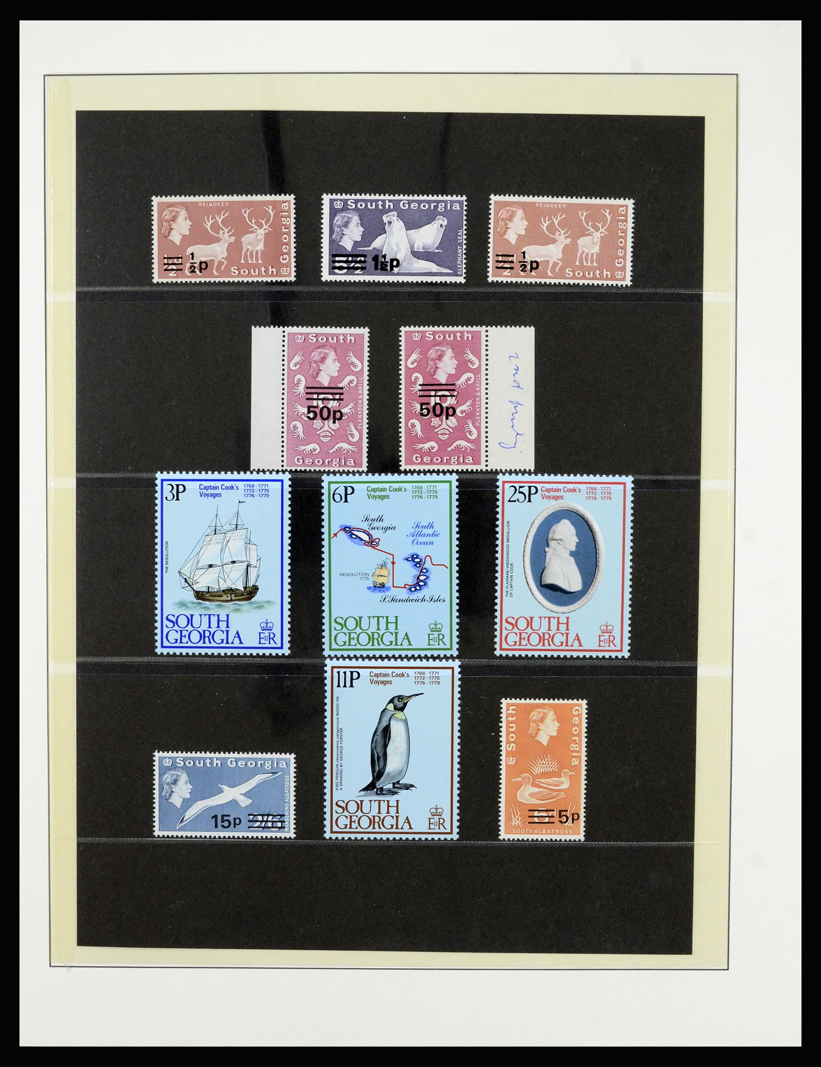 36929 006 - Stamp collection 36929 Falkland Islands dependencies 1944-1997.