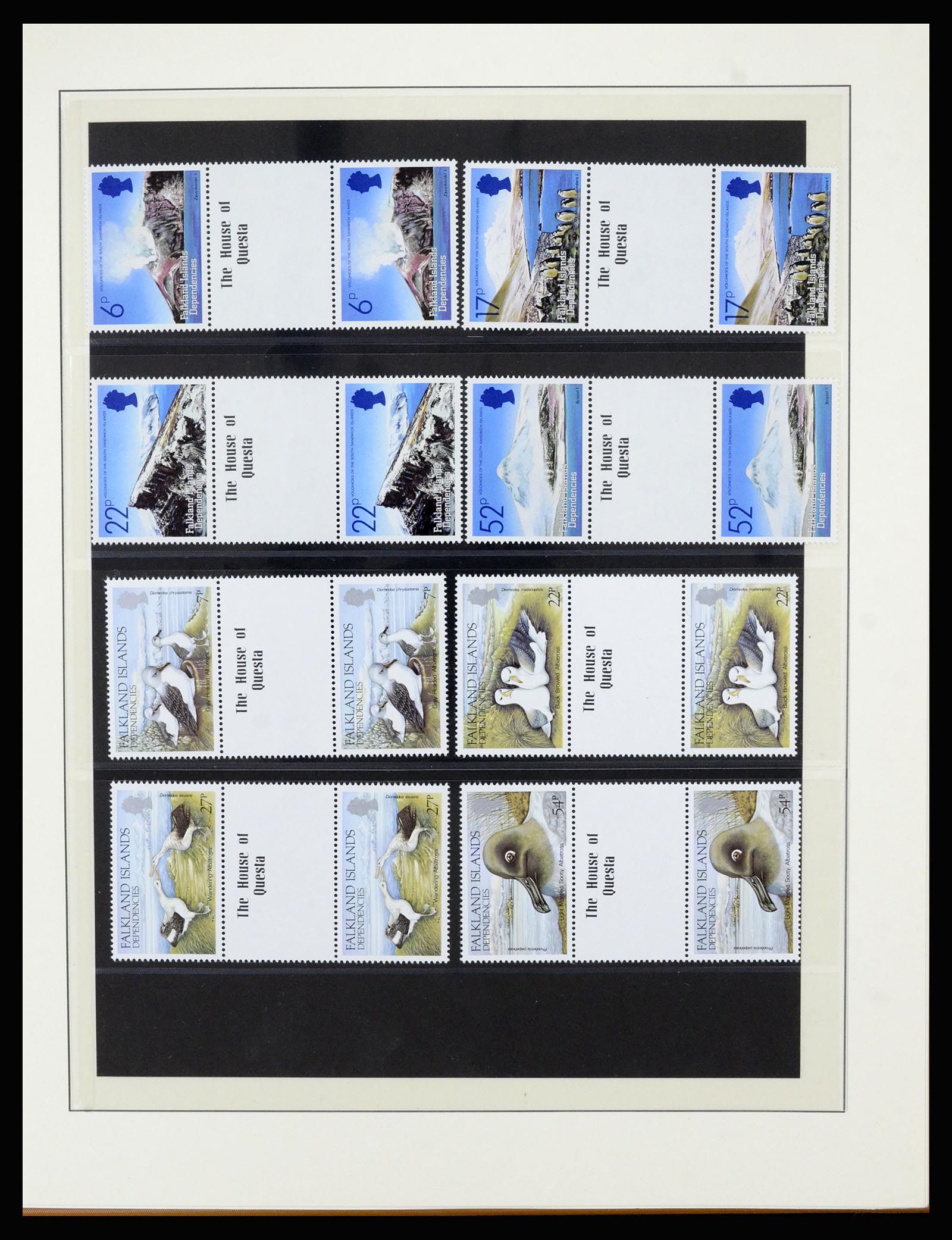 36929 020 - Postzegelverzameling 36929 Falkland Islands dependencies 1944-1997.
