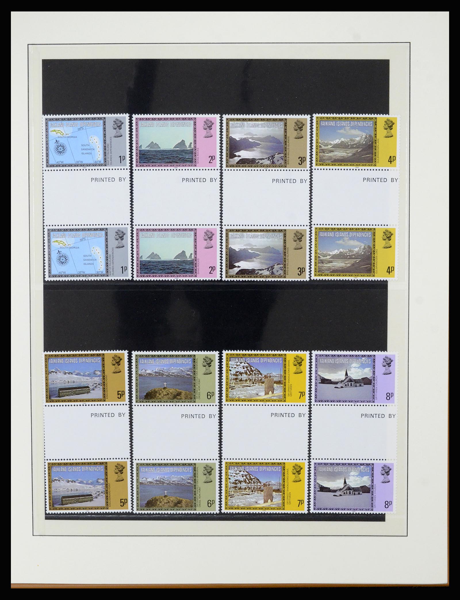 36929 022 - Postzegelverzameling 36929 Falkland Islands dependencies 1944-1997.