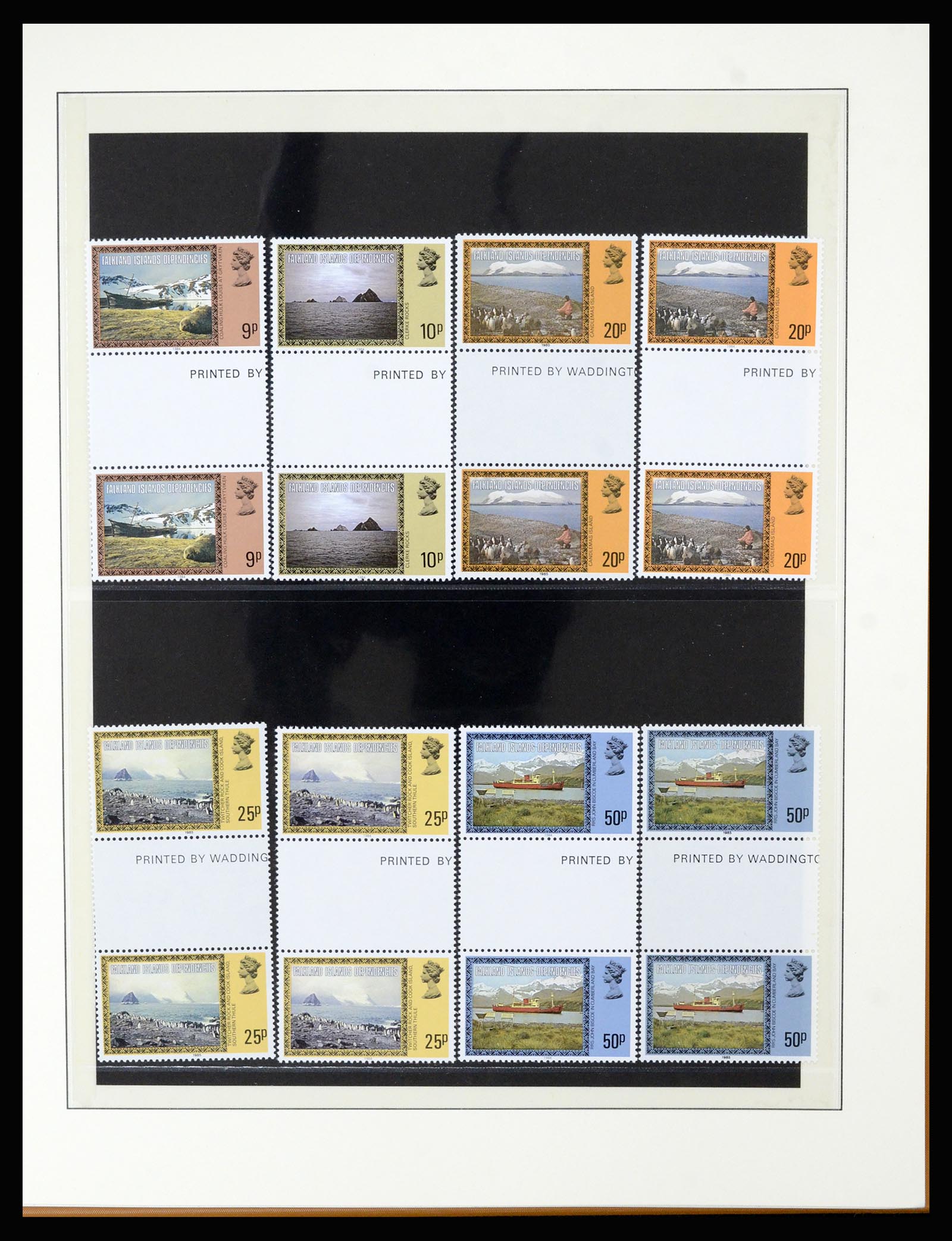 36929 023 - Stamp collection 36929 Falkland Islands dependencies 1944-1997.