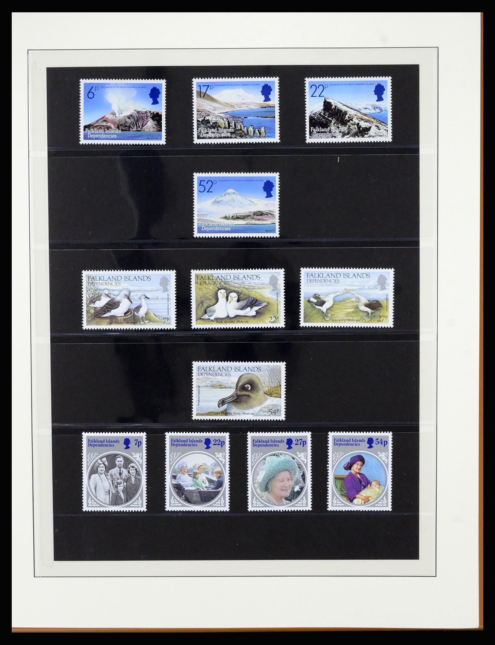 36929 025 - Stamp collection 36929 Falkland Islands dependencies 1944-1997.