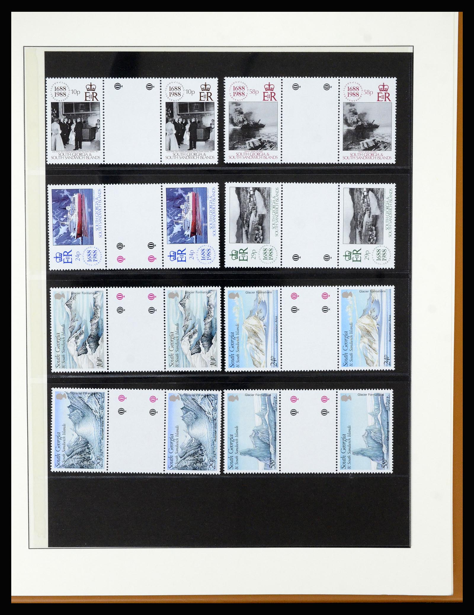 36929 034 - Stamp collection 36929 Falkland Islands dependencies 1944-1997.