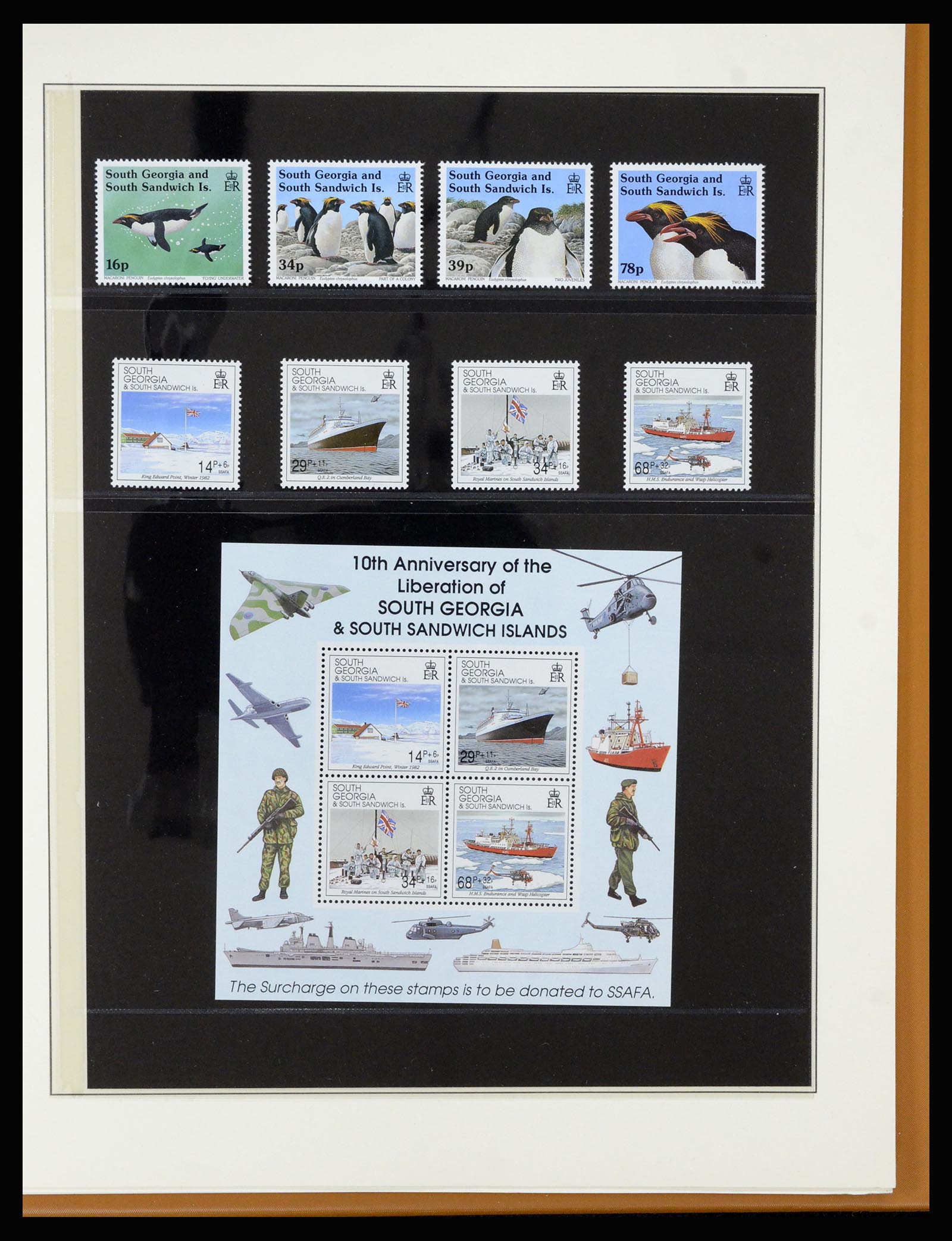 36929 039 - Stamp collection 36929 Falkland Islands dependencies 1944-1997.