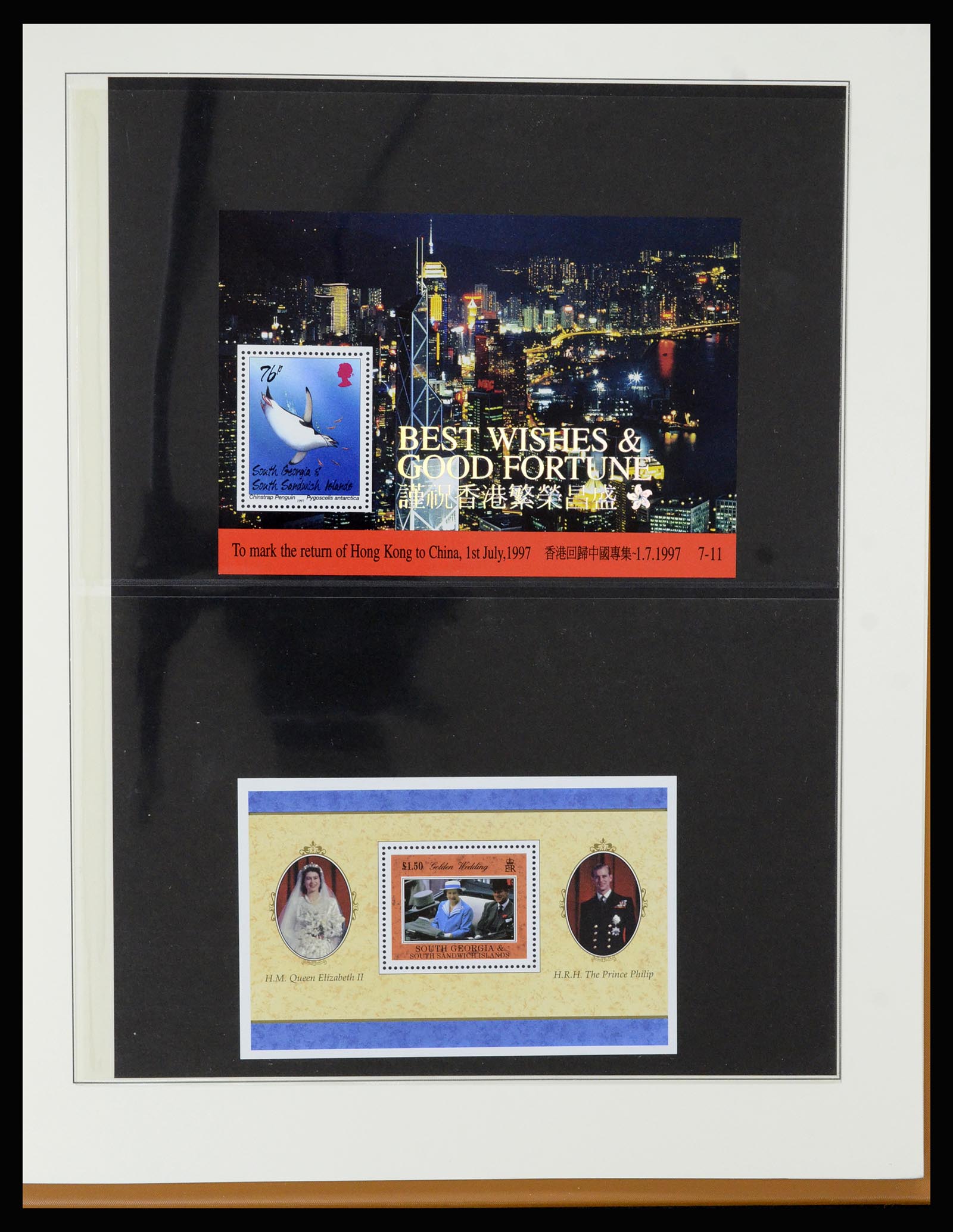 36929 045 - Postzegelverzameling 36929 Falkland Islands dependencies 1944-1997.