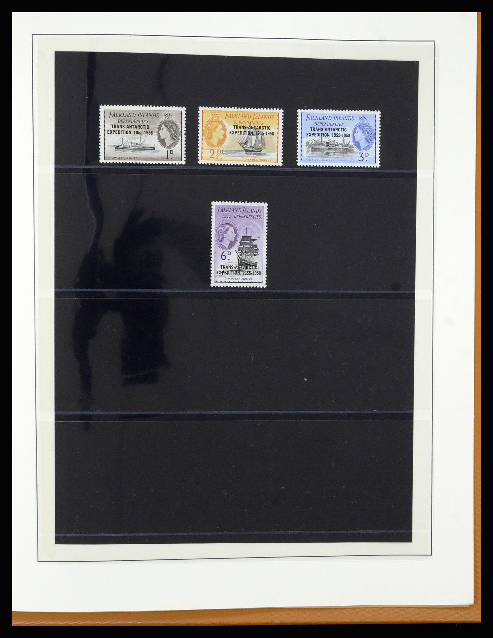 36929 049 - Stamp collection 36929 Falkland Islands dependencies 1944-1997.