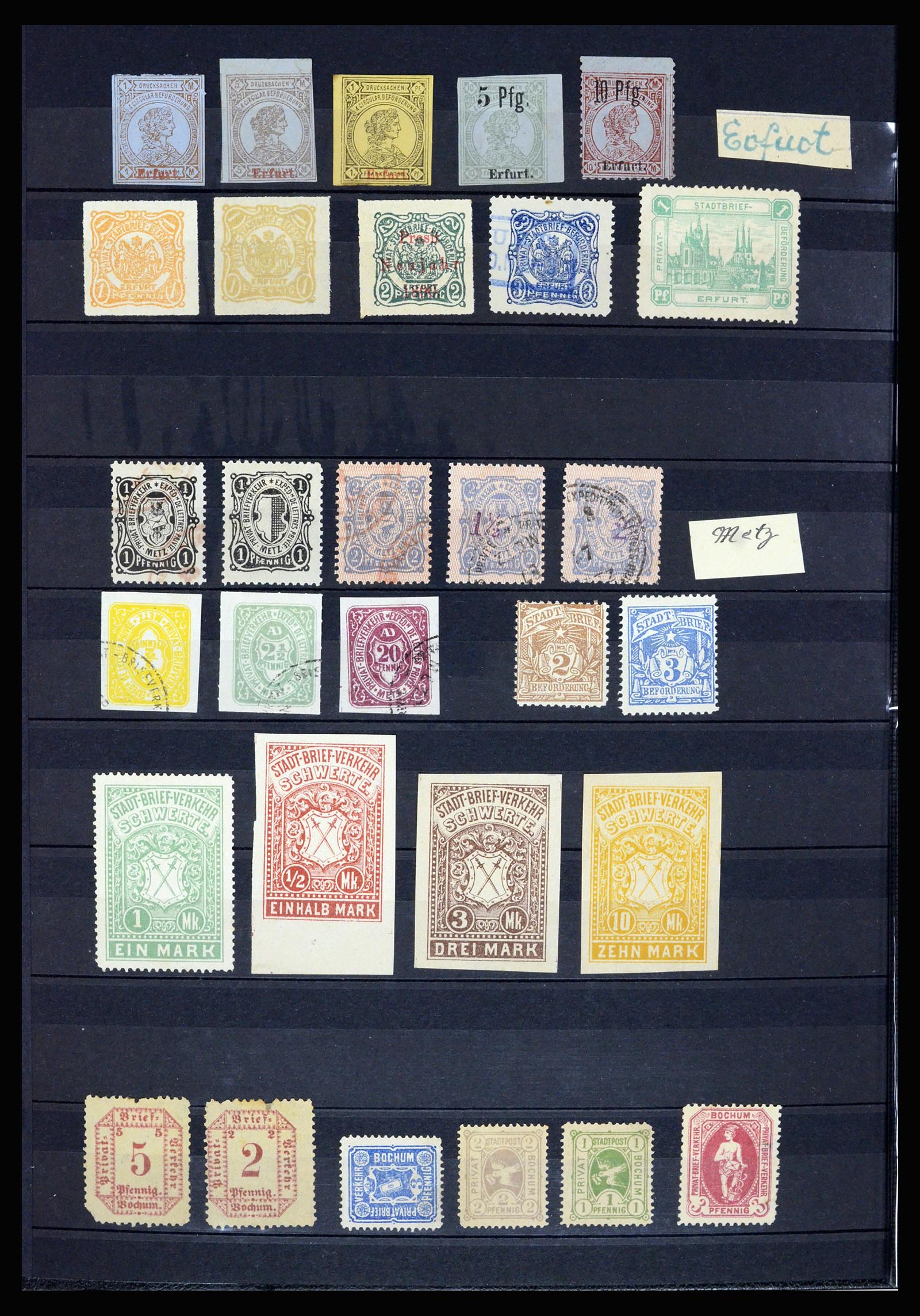 36932 019 - Postzegelverzameling 36932 Duitsland stadspost 1884-1900.