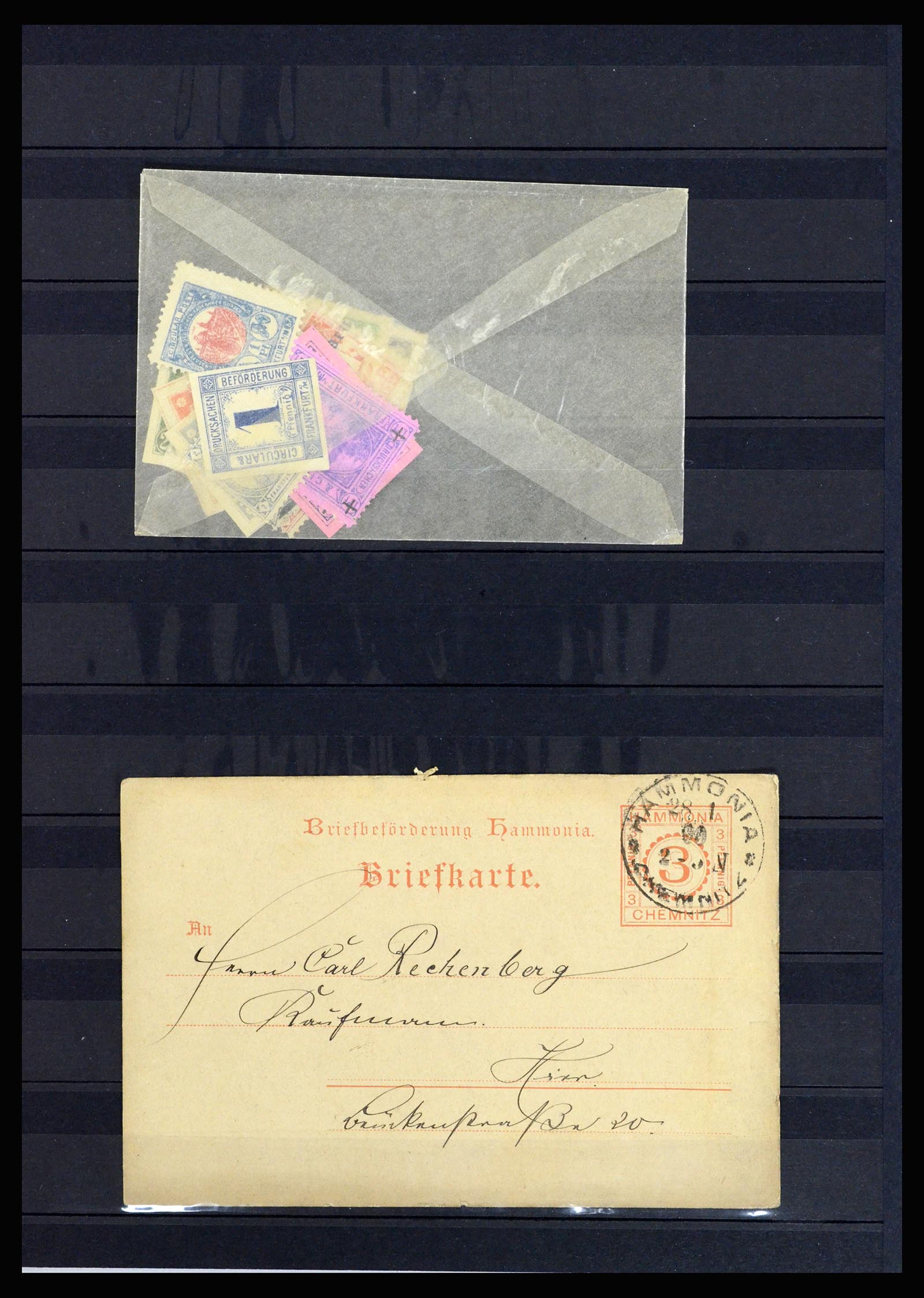 36932 028 - Postzegelverzameling 36932 Duitsland stadspost 1884-1900.
