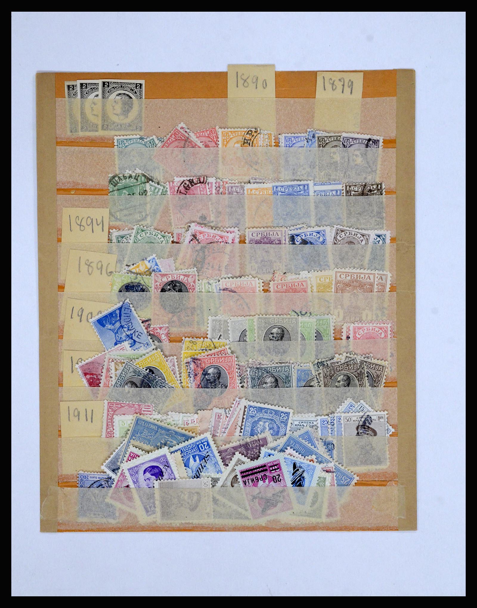 36939 037 - Postzegelverzameling 36939 Servië 1866-1942.