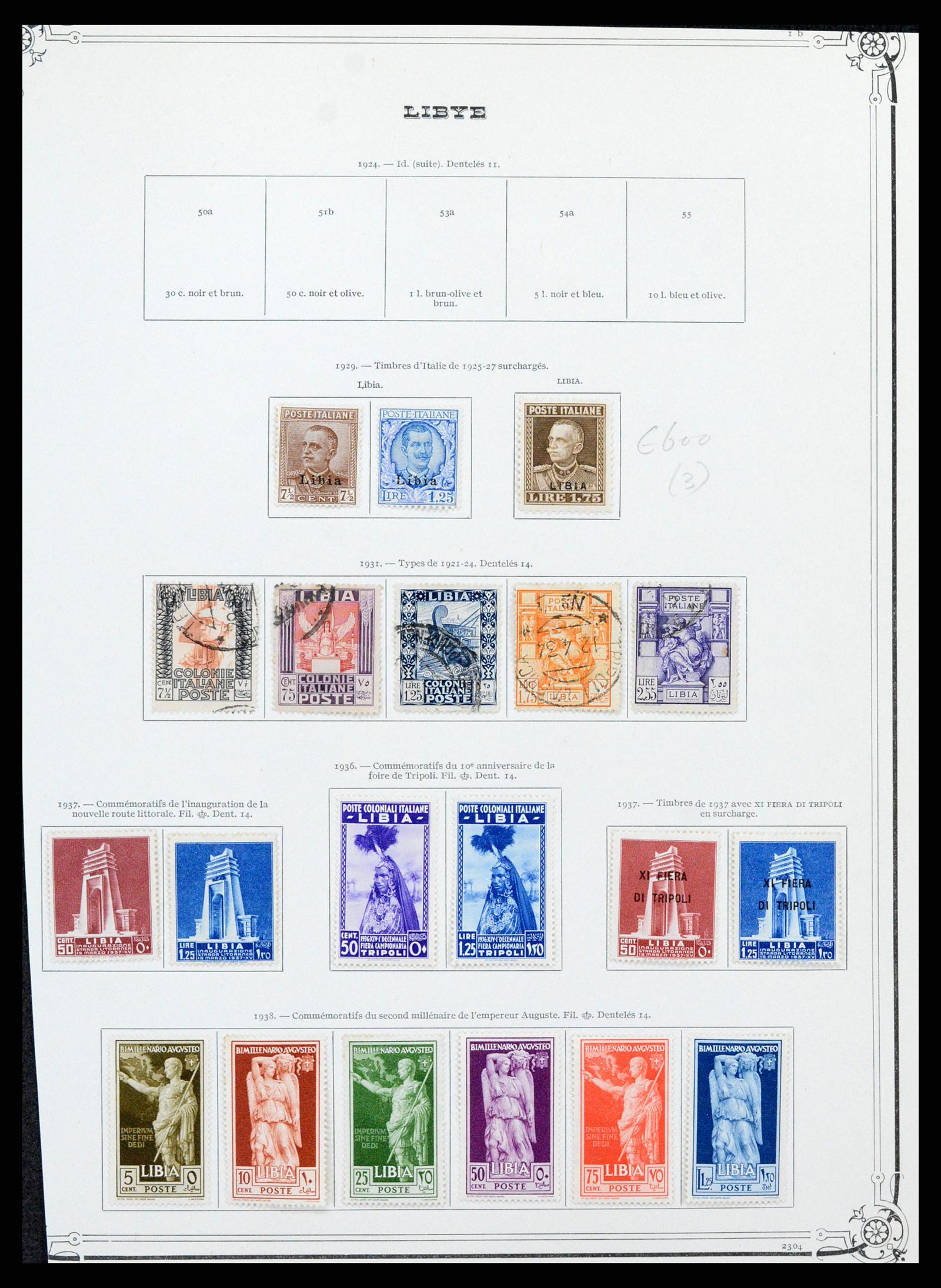 36941 003 - Stamp collection 36941 Lybia 1912-1929. 36941 003 - Stamp collection 36941 Lybia 1912-1929.