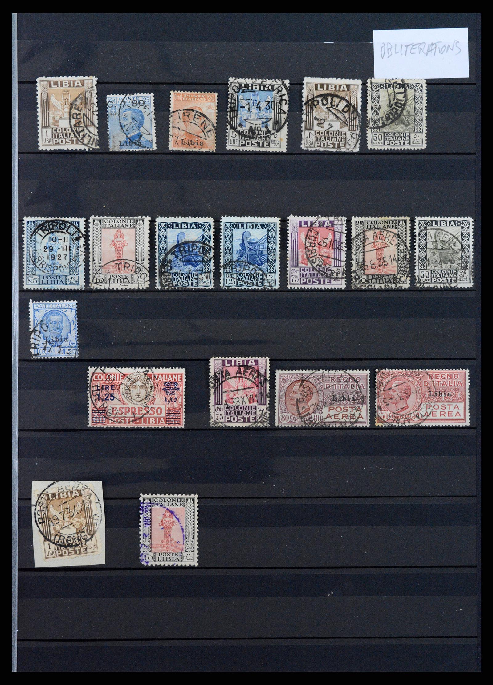 36941 007 - Postzegelverzameling 36941 Libië 1912-1929.