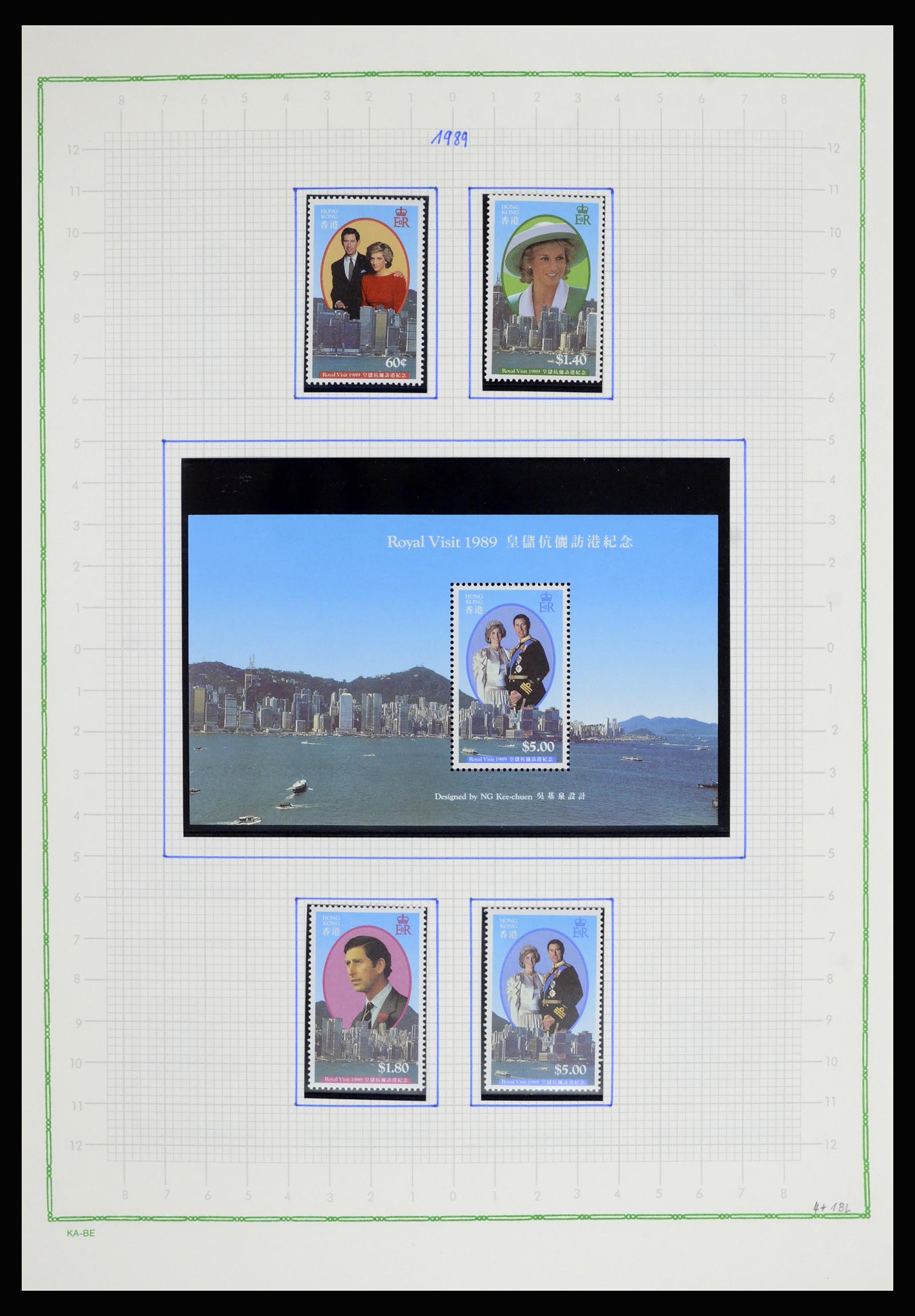 36942 053 - Postzegelverzameling 36942 Hongkong 1863-1997.