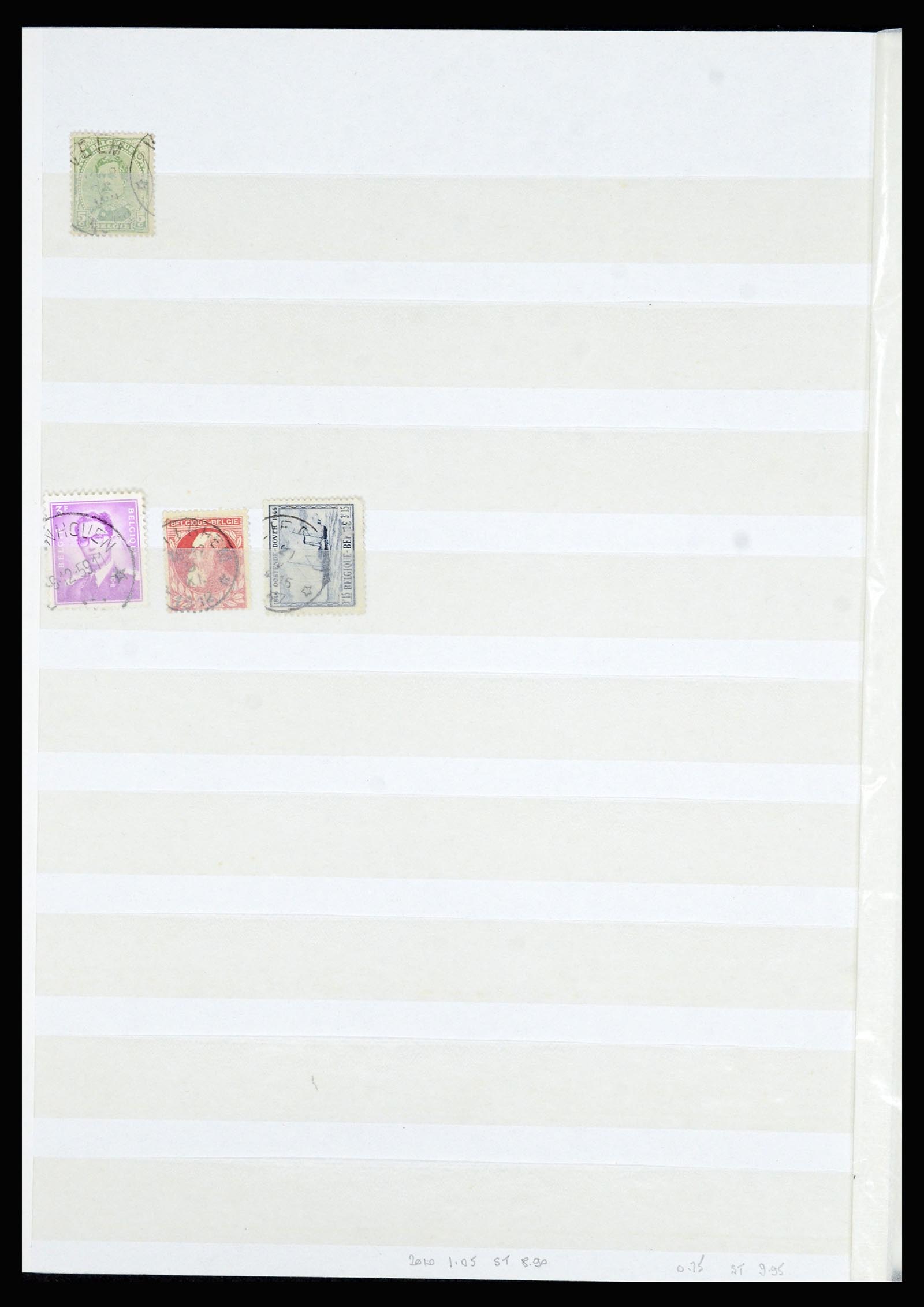 36955 304 - Postzegelverzameling 36955 België spoorwegstempels 1879-1950.