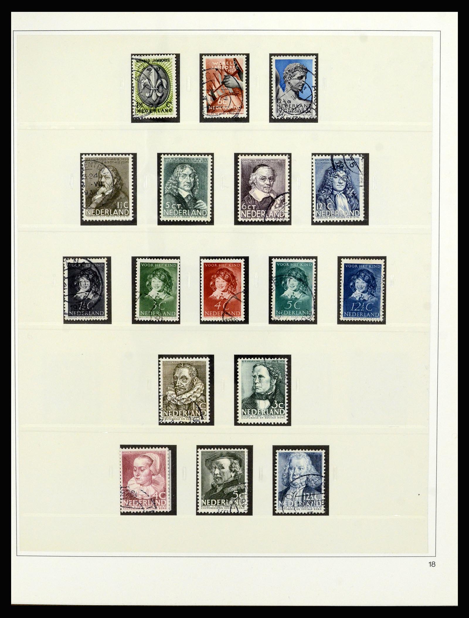36960 015 - Postzegelverzameling 36960 Nederland 1852-1983.