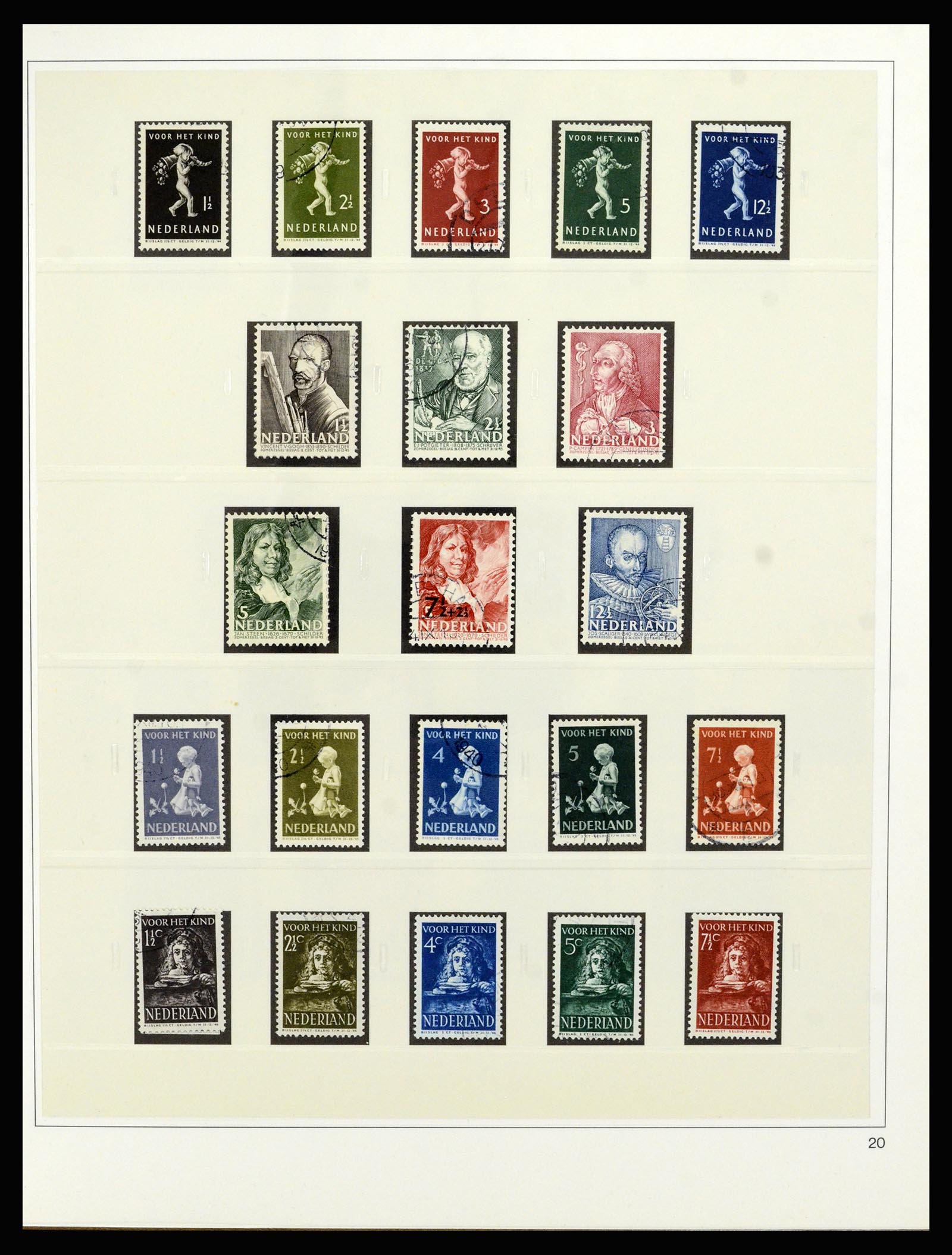 36960 017 - Postzegelverzameling 36960 Nederland 1852-1983.
