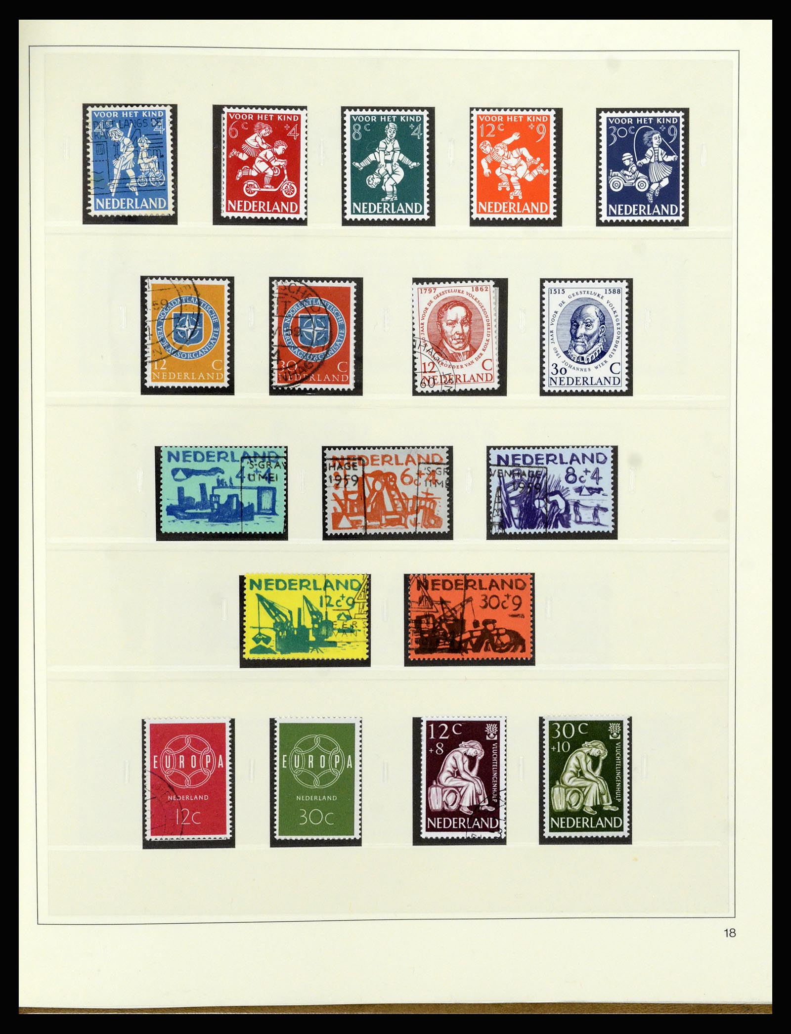 36960 042 - Stamp collection 36960 Netherlands 1852-1983.