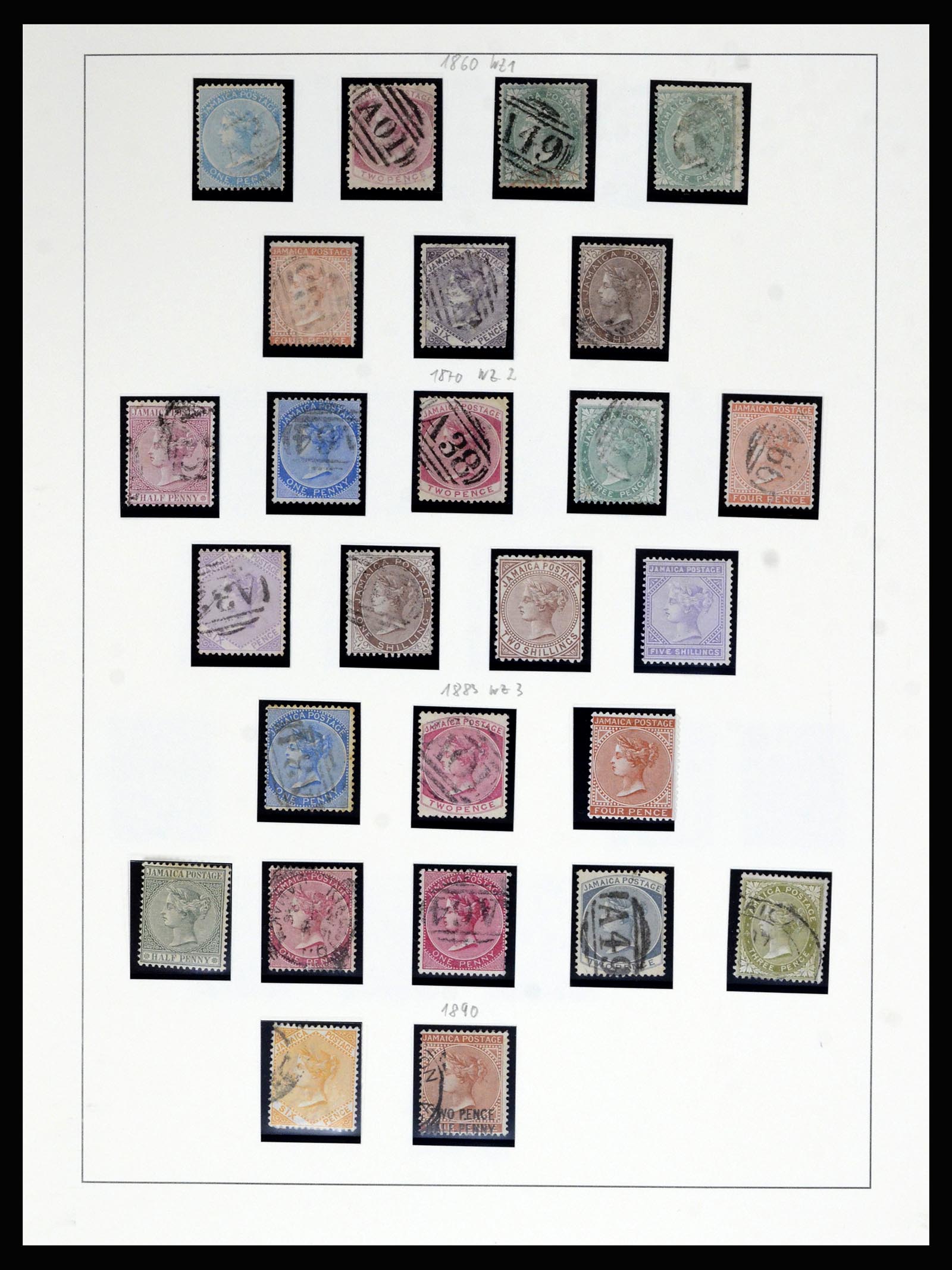 36961 001 - Postzegelverzameling 36961 Jamaica 1860-1964.