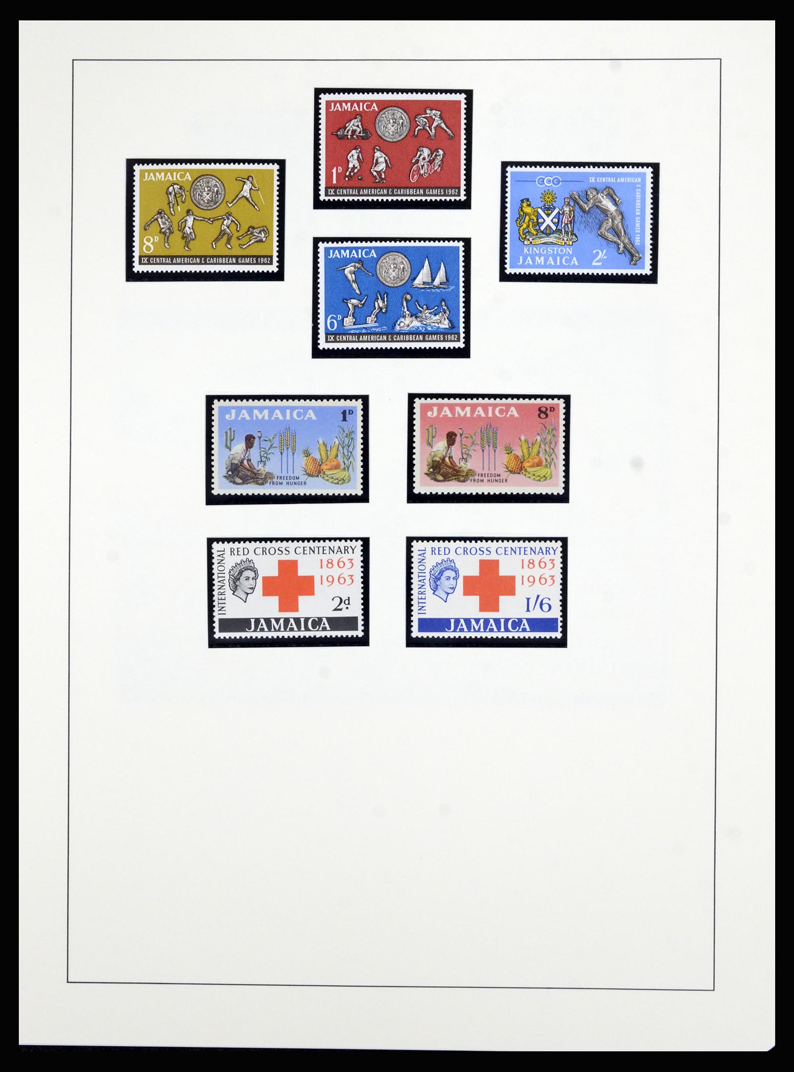 36961 010 - Postzegelverzameling 36961 Jamaica 1860-1964.