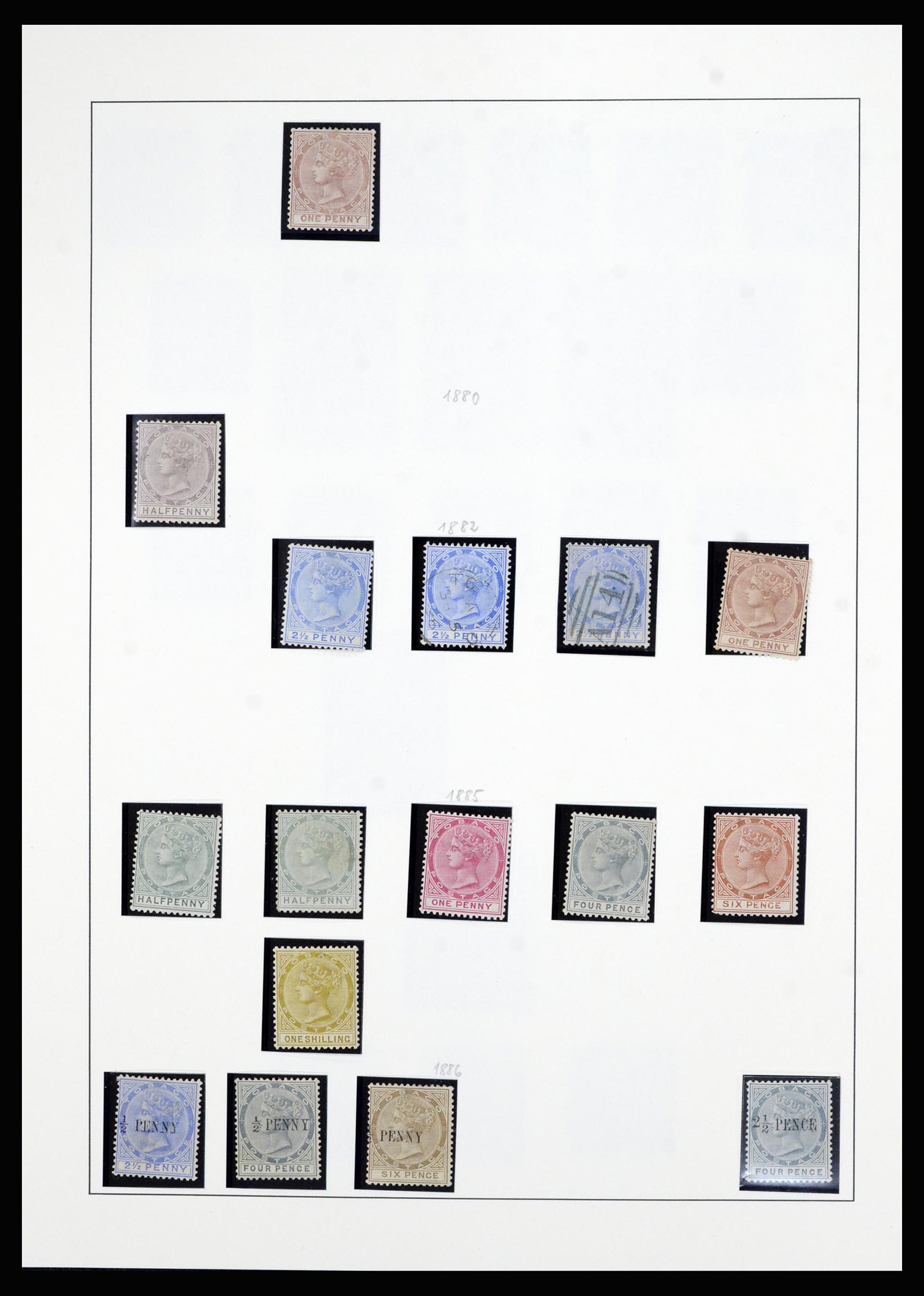 36963 003 - Postzegelverzameling 36963 Trinidad en Tobago 1851-1970.