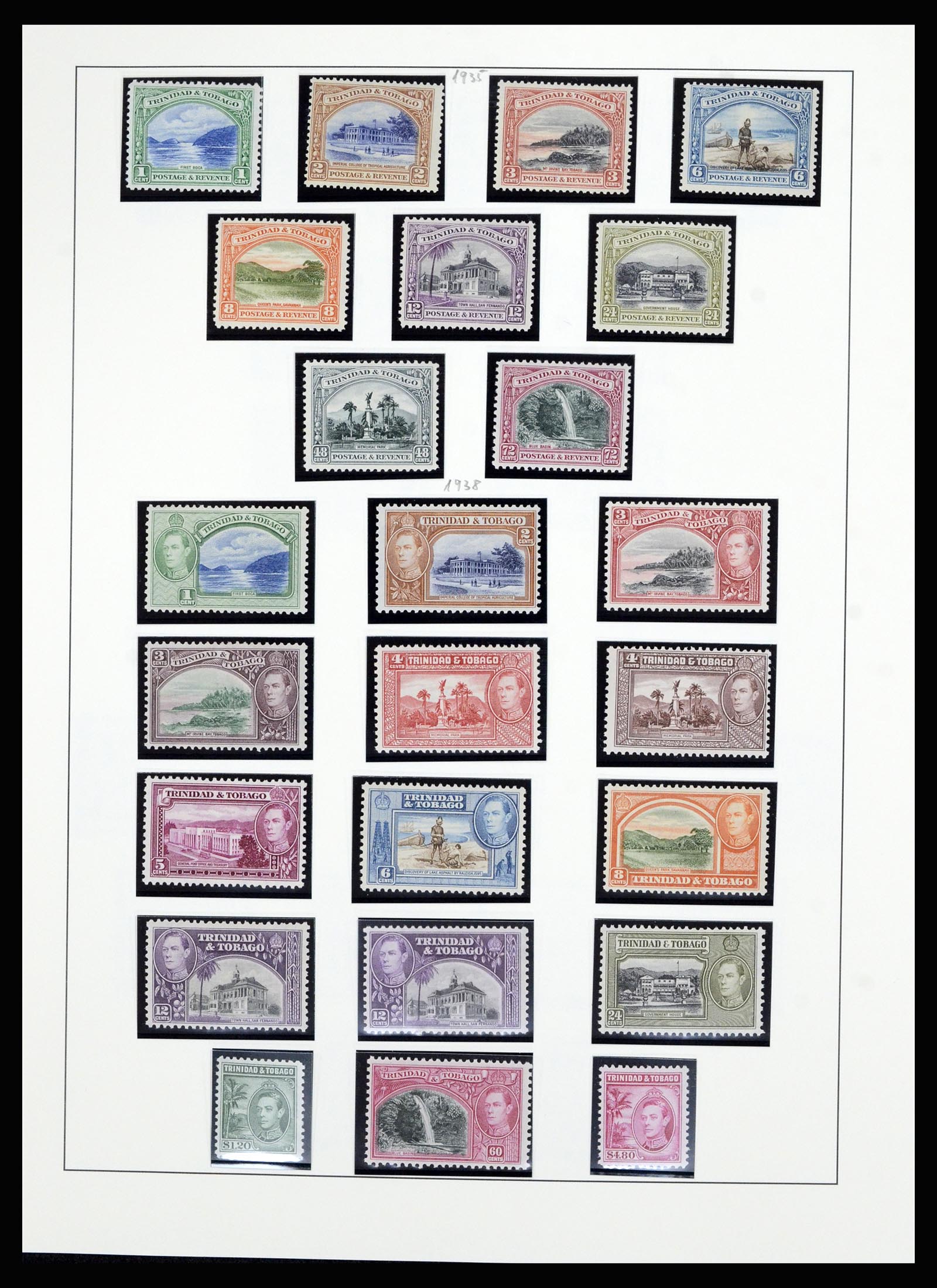 36963 008 - Postzegelverzameling 36963 Trinidad en Tobago 1851-1970.