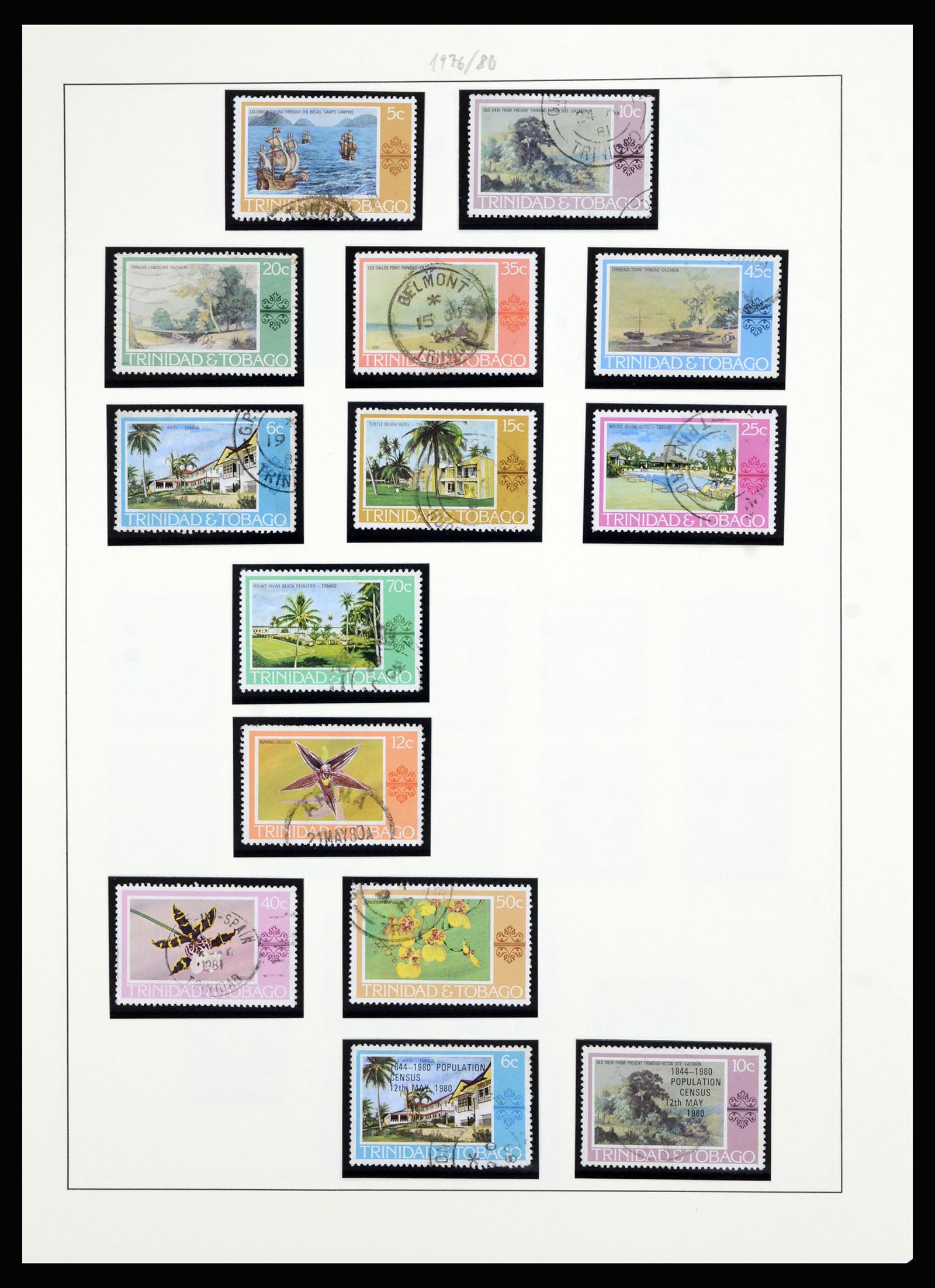 36963 018 - Postzegelverzameling 36963 Trinidad en Tobago 1851-1970.