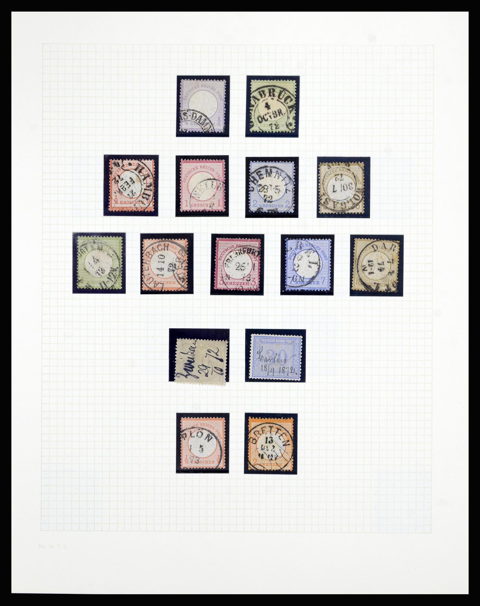 36964 001 - Postzegelverzameling 36964 Duitse Rijk 1872-1919.