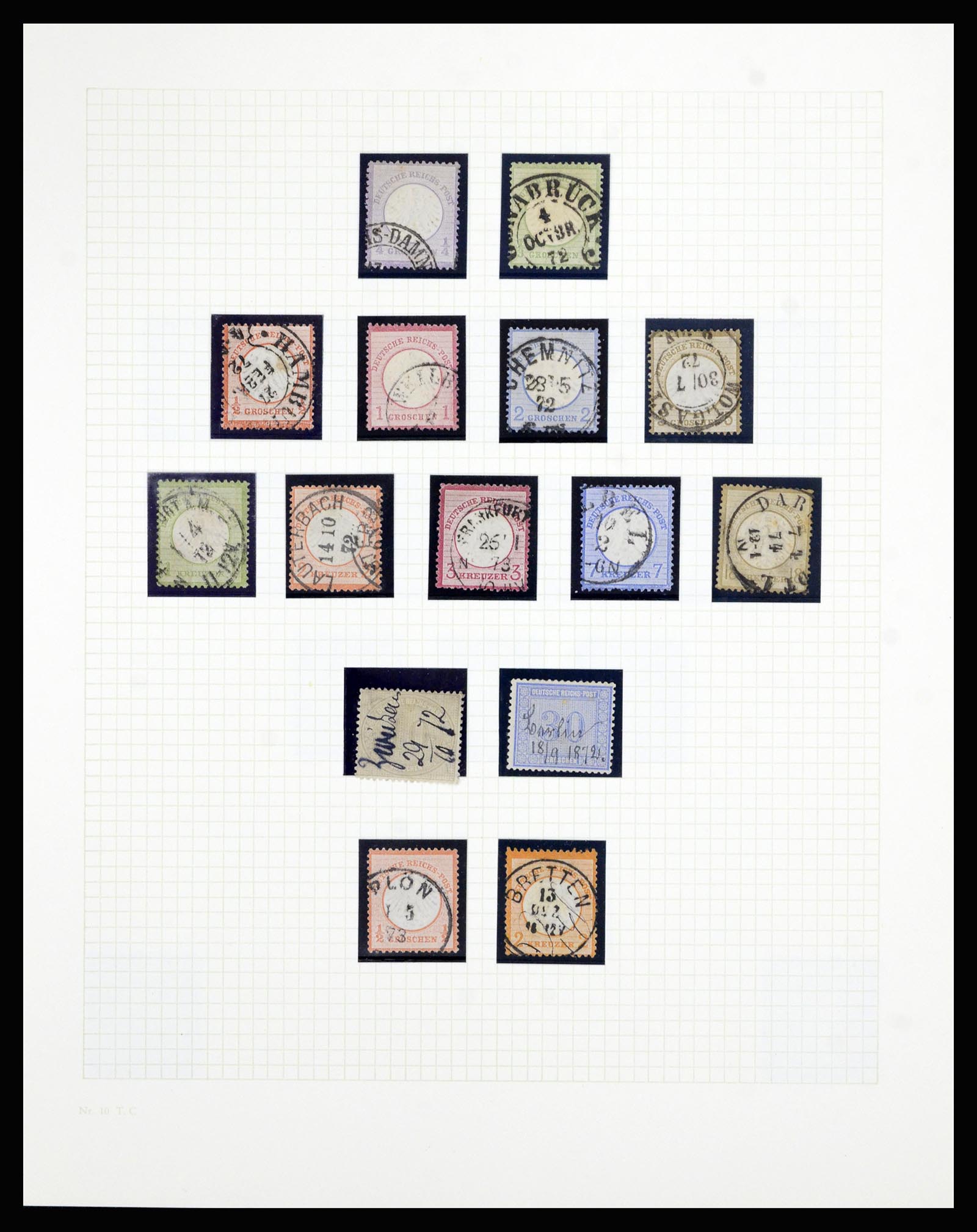 36964 001 - Stamp collection 36964 German Reich 1872-1919. 36964 001 - Stamp collection 36964 German Reich 1872-1919.