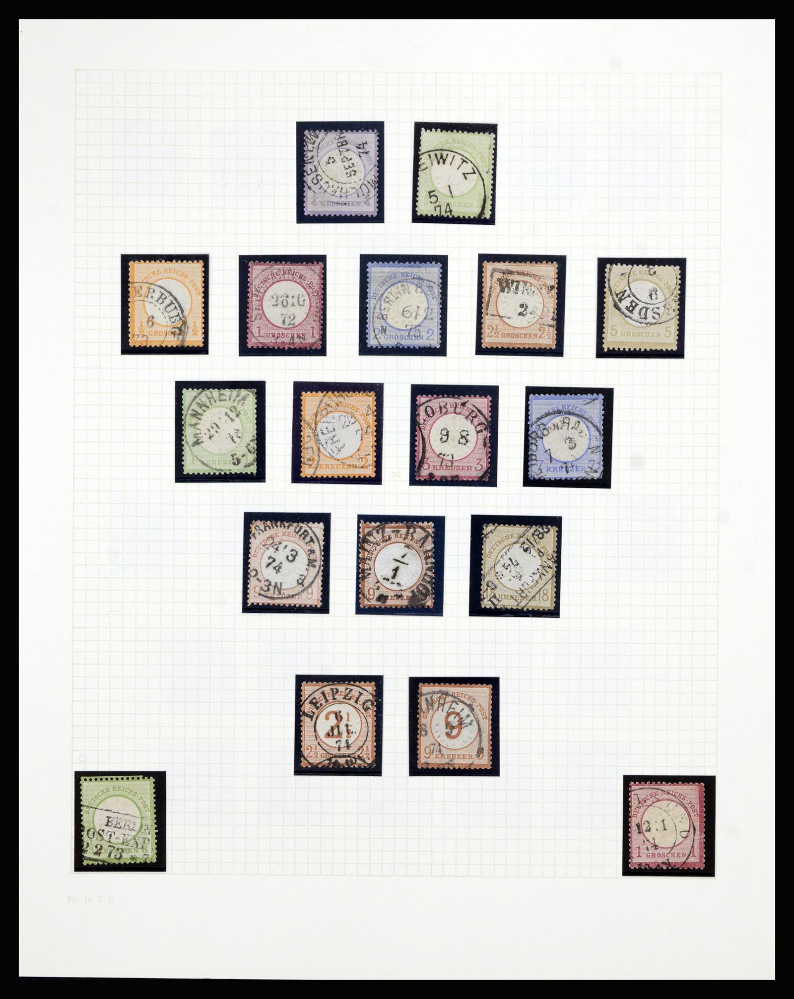 36964 002 - Postzegelverzameling 36964 Duitse Rijk 1872-1919.