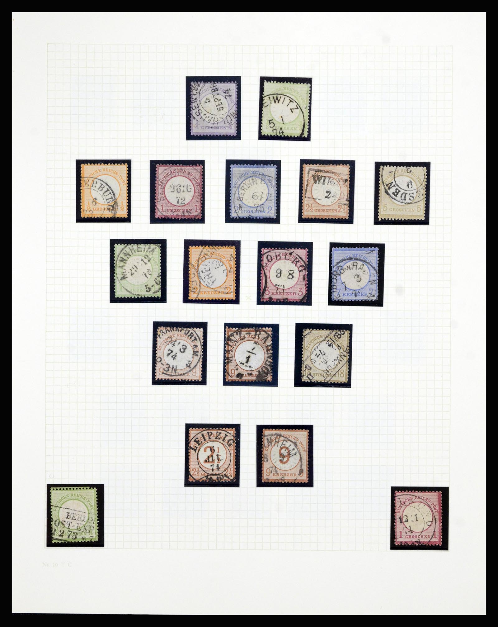 36964 002 - Stamp collection 36964 German Reich 1872-1919. 36964 002 - Stamp collection 36964 German Reich 1872-1919.