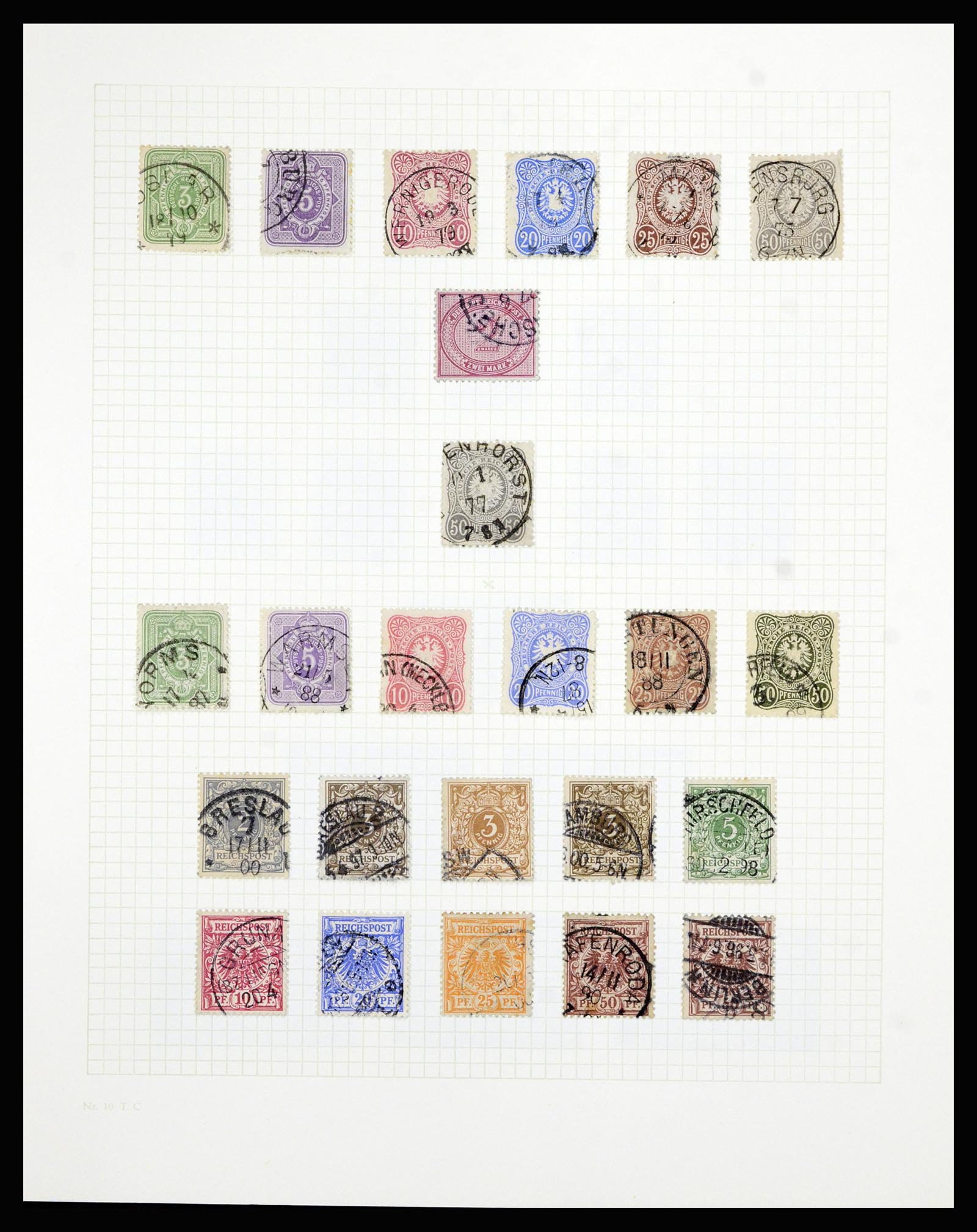 36964 003 - Stamp collection 36964 German Reich 1872-1919.