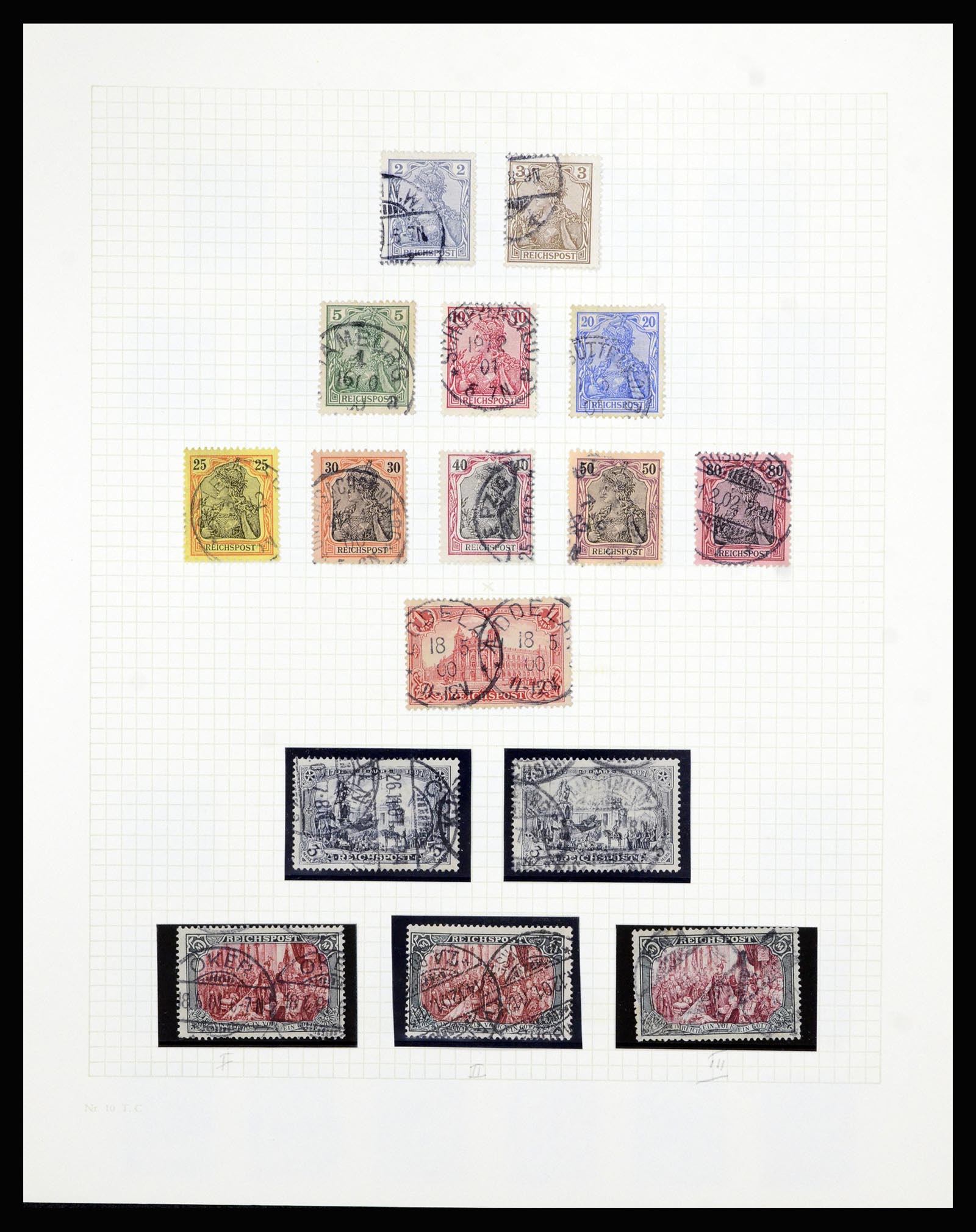 36964 004 - Stamp collection 36964 German Reich 1872-1919. 36964 004 - Stamp collection 36964 German Reich 1872-1919.