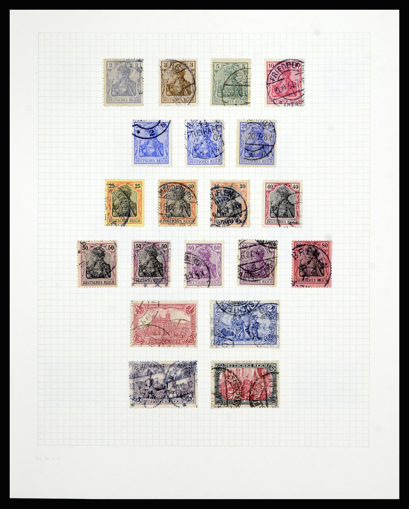 36964 006 - Stamp collection 36964 German Reich 1872-1919.