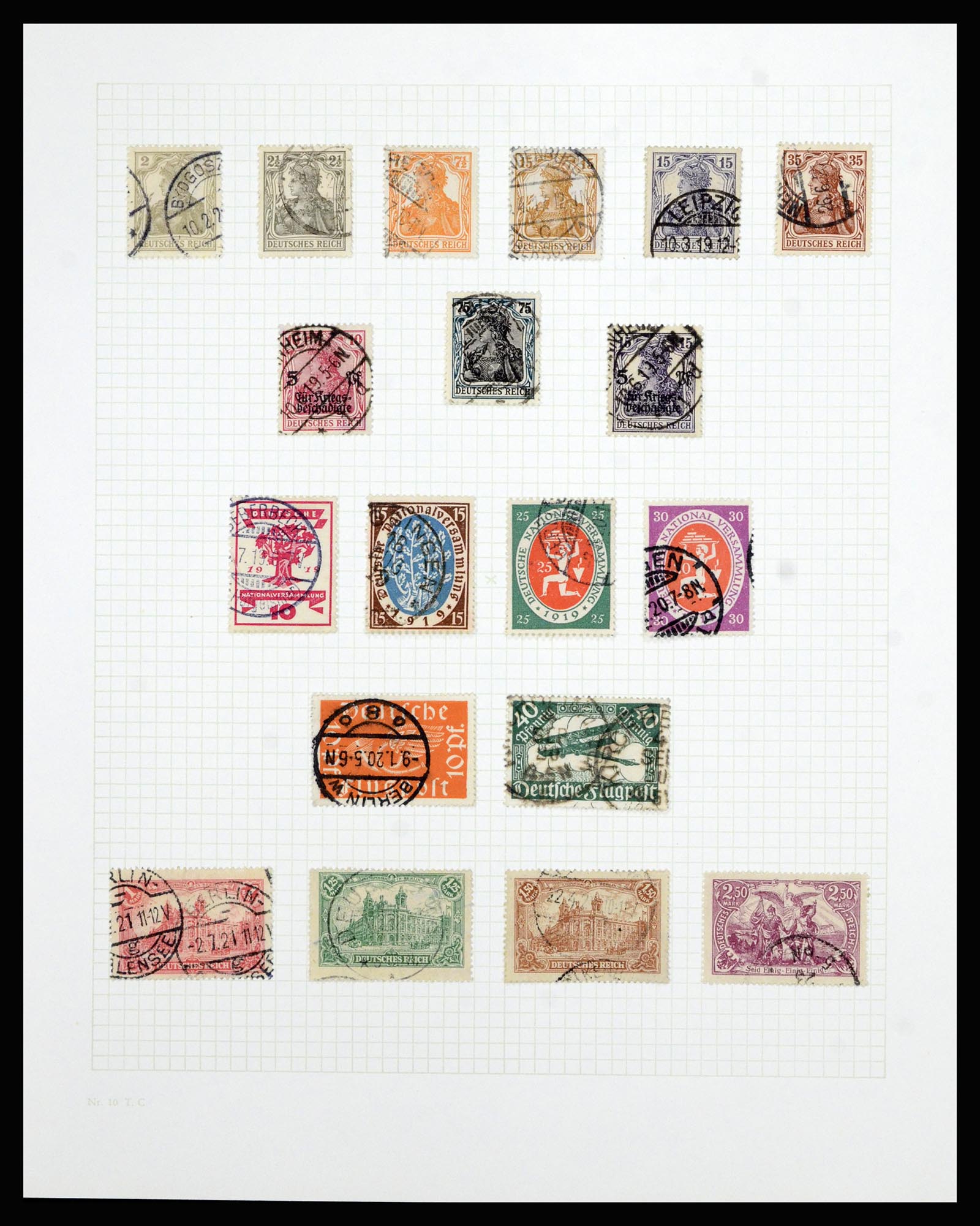 36964 007 - Stamp collection 36964 German Reich 1872-1919. 36964 007 - Stamp collection 36964 German Reich 1872-1919.