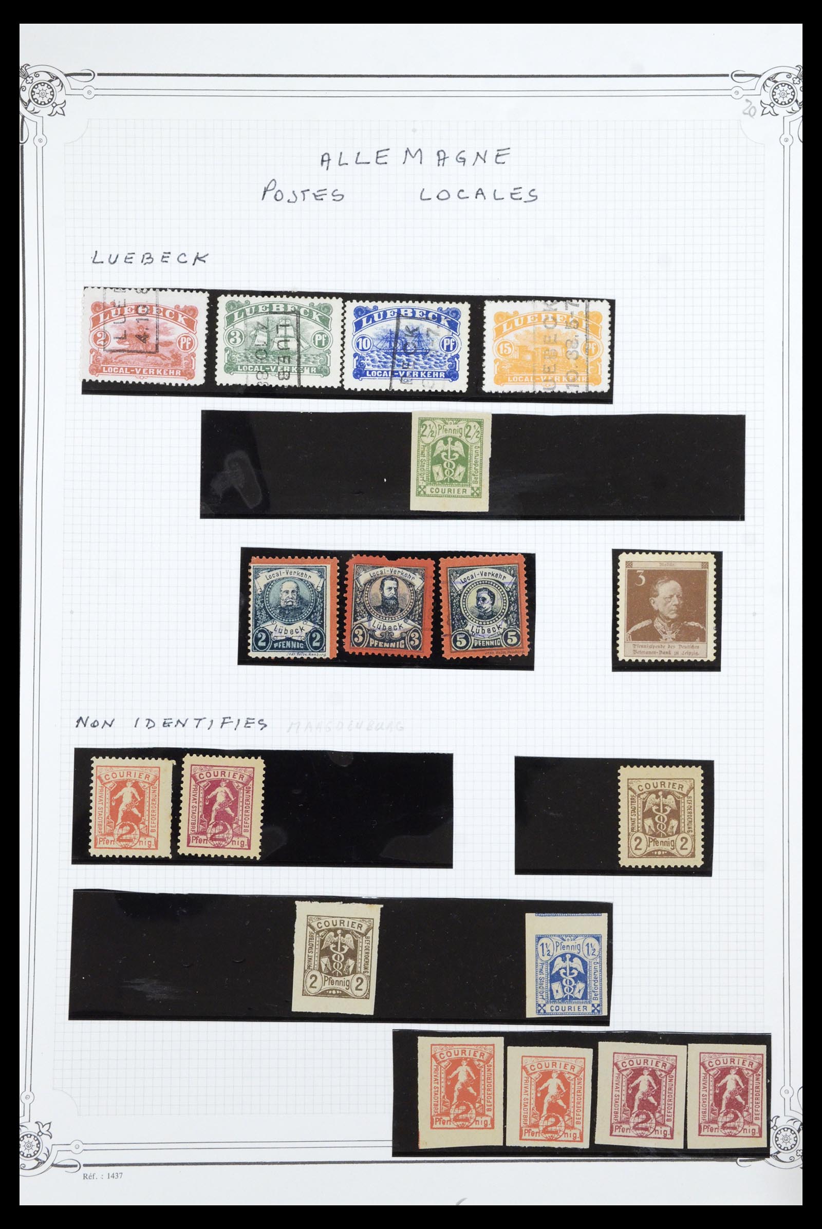 36972 019 - Stamp collection 36972 Germany local post 1880-1900.
