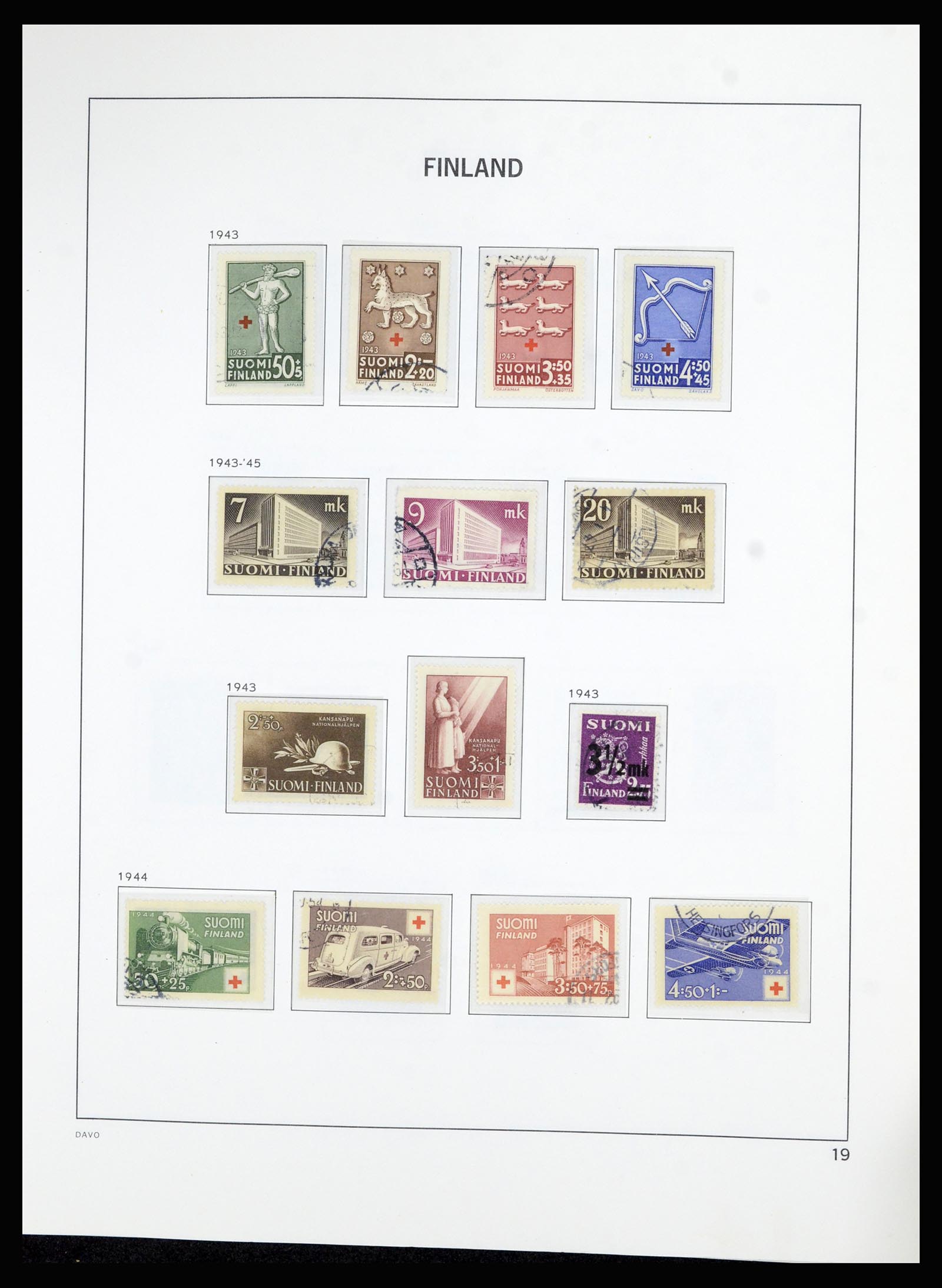 36976 019 - Postzegelverzameling 36976 Finland 1866-1983.