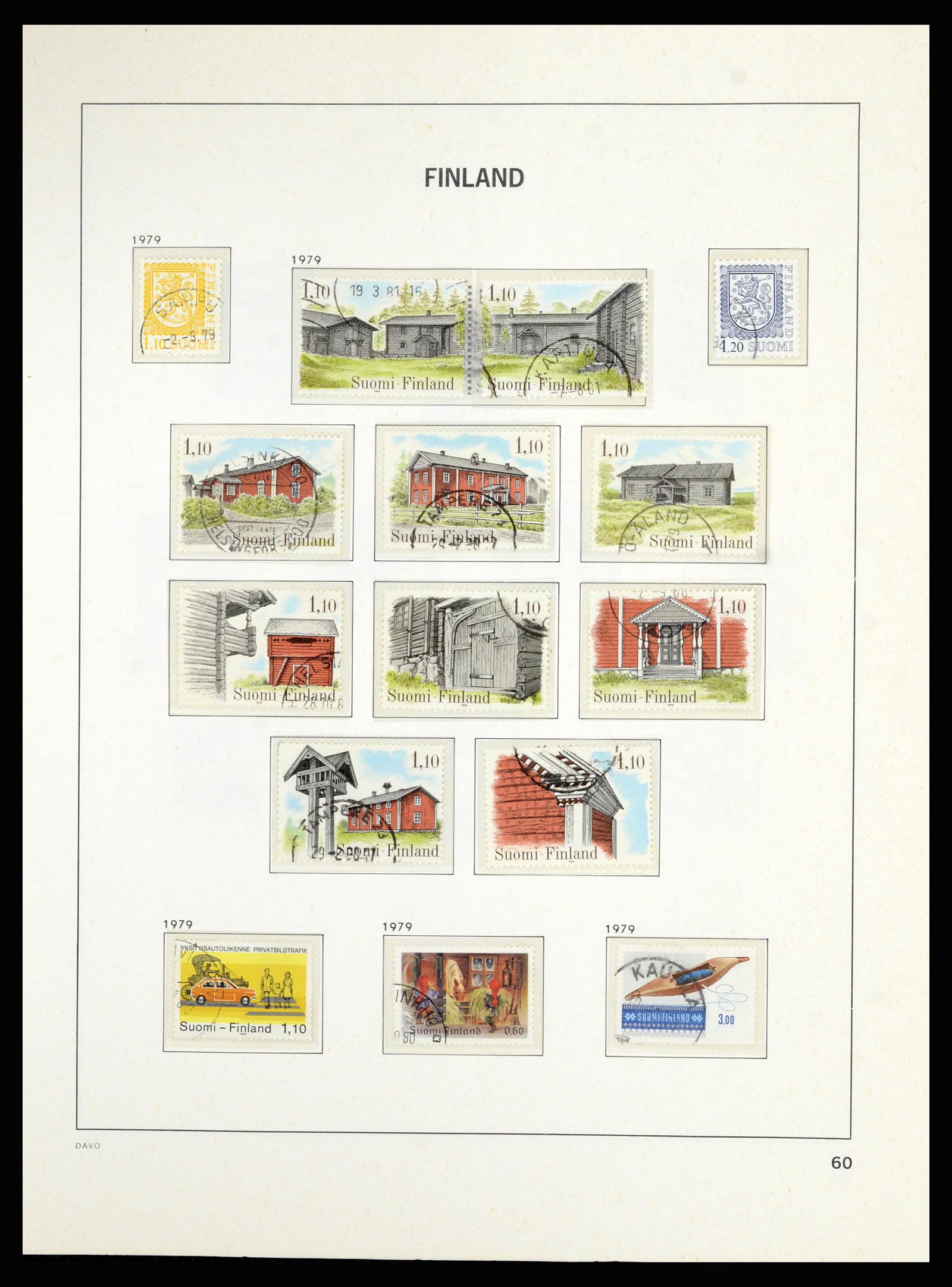 36976 061 - Postzegelverzameling 36976 Finland 1866-1983.