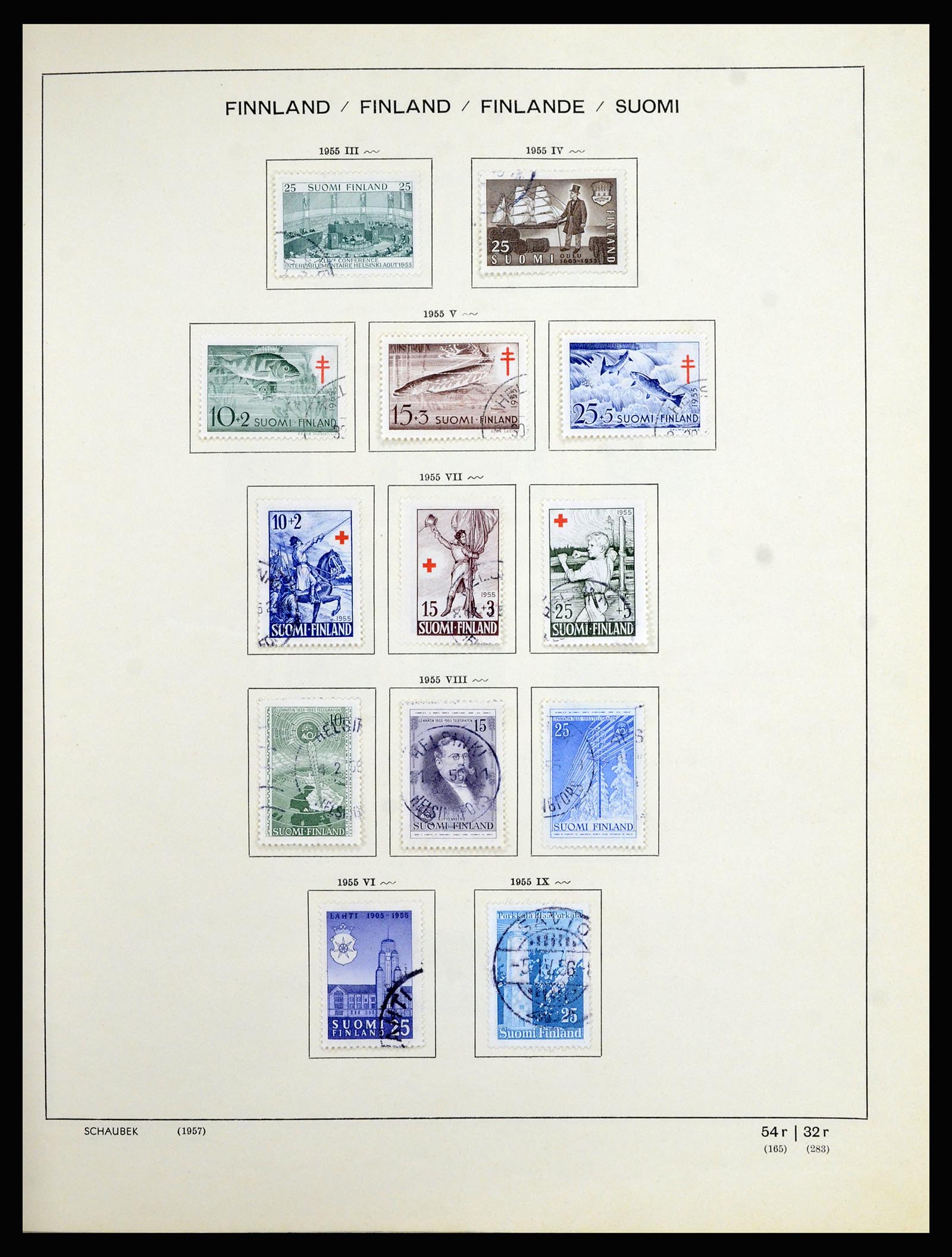 36977 022 - Postzegelverzameling 36977 Finland 1921-1980.