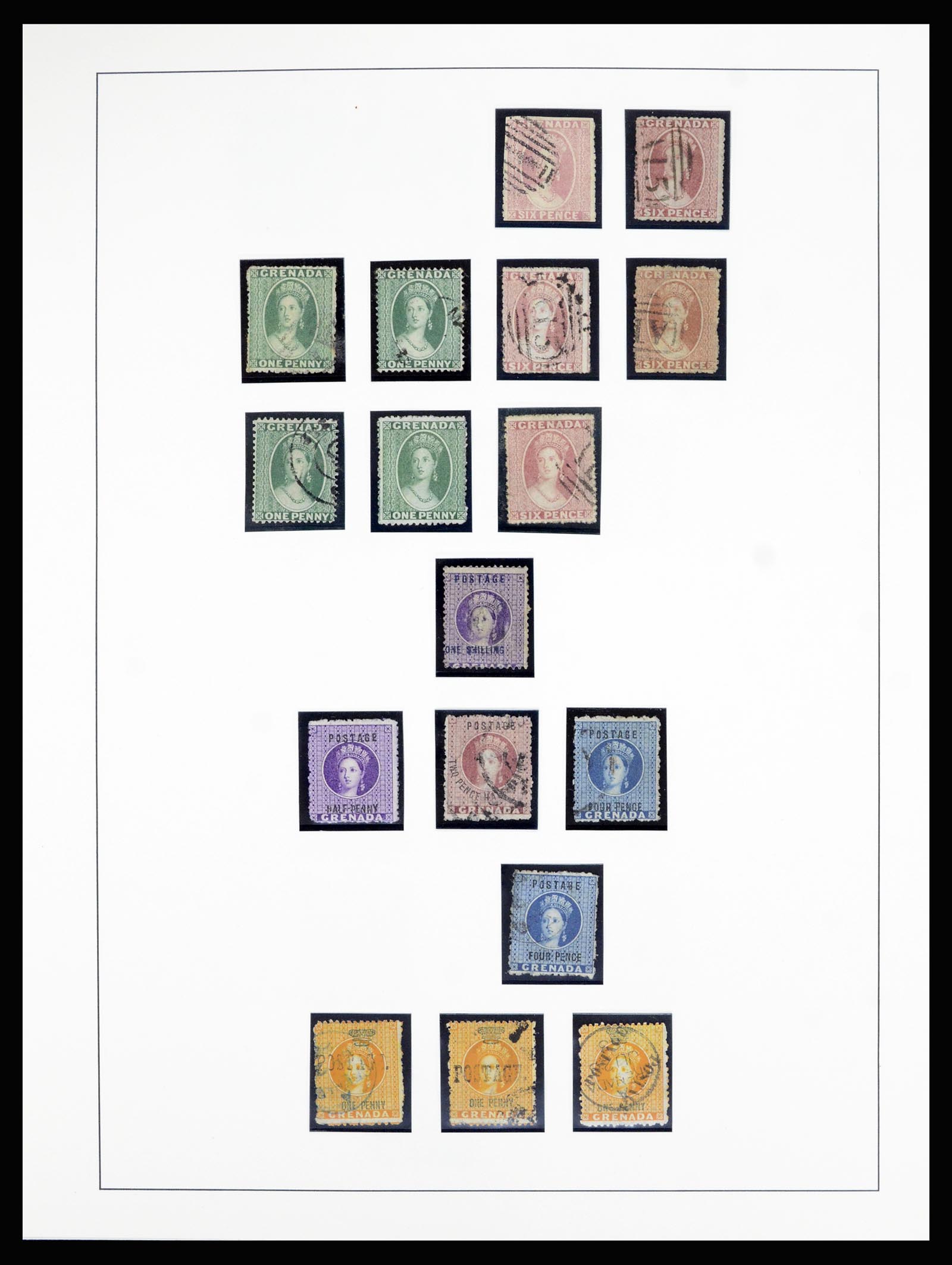36979 001 - Postzegelverzameling 36979 Grenada 1861-1986.