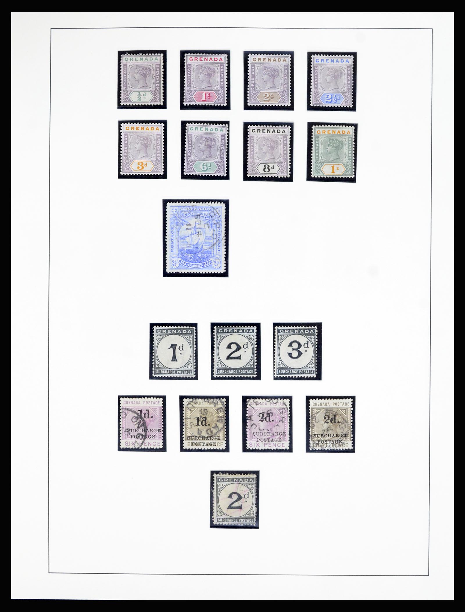 36979 003 - Postzegelverzameling 36979 Grenada 1861-1986.