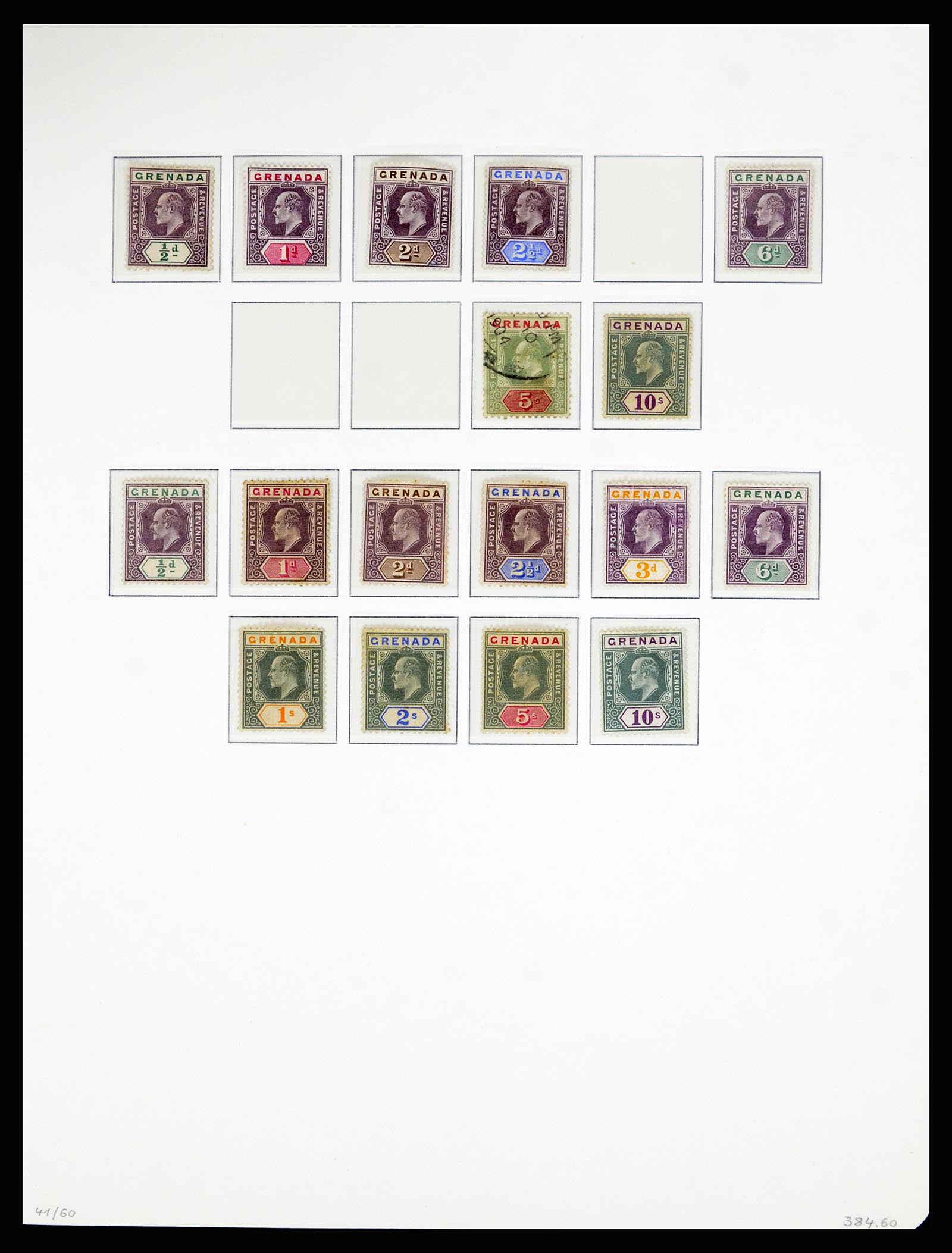 36979 004 - Postzegelverzameling 36979 Grenada 1861-1986.