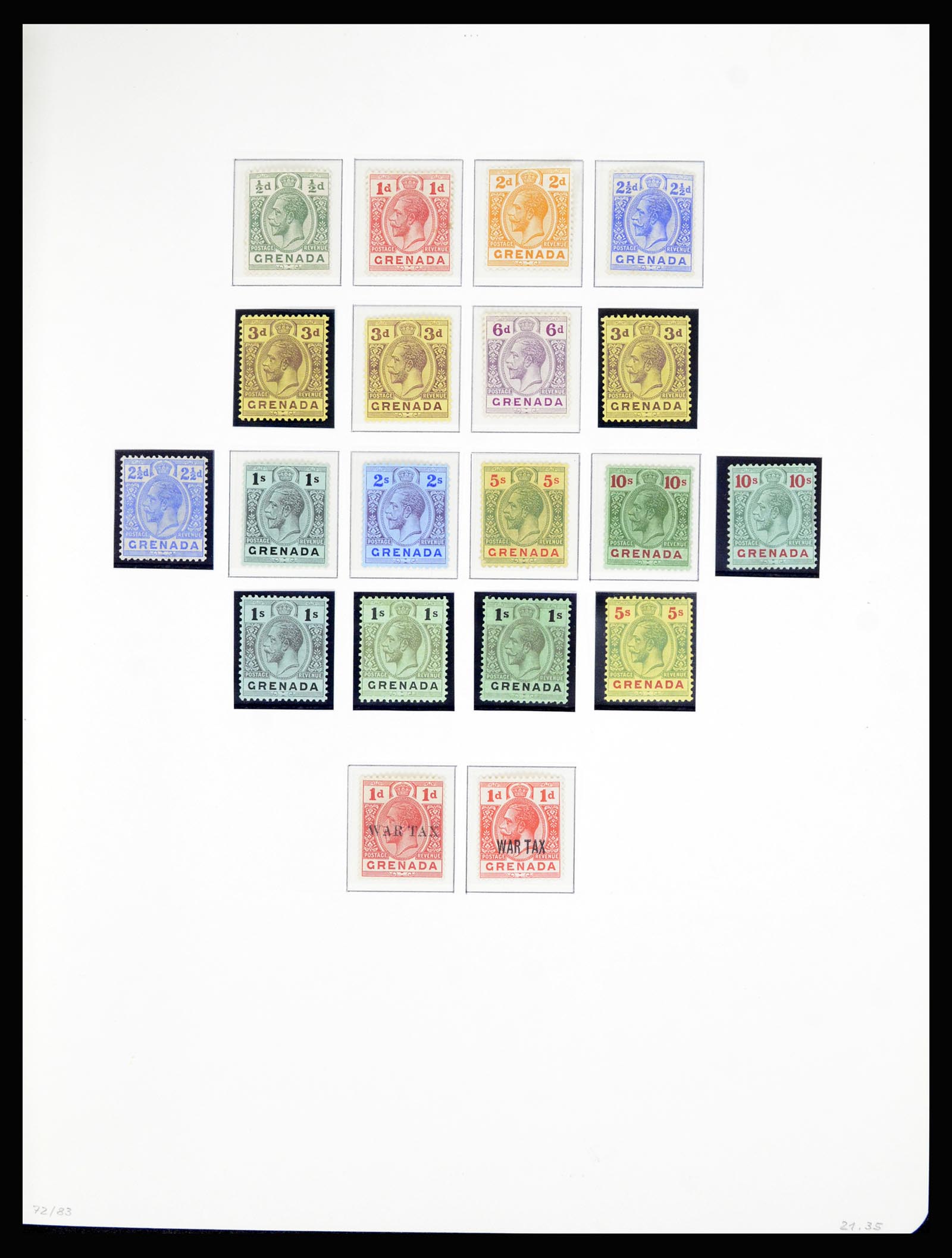 36979 006 - Postzegelverzameling 36979 Grenada 1861-1986.