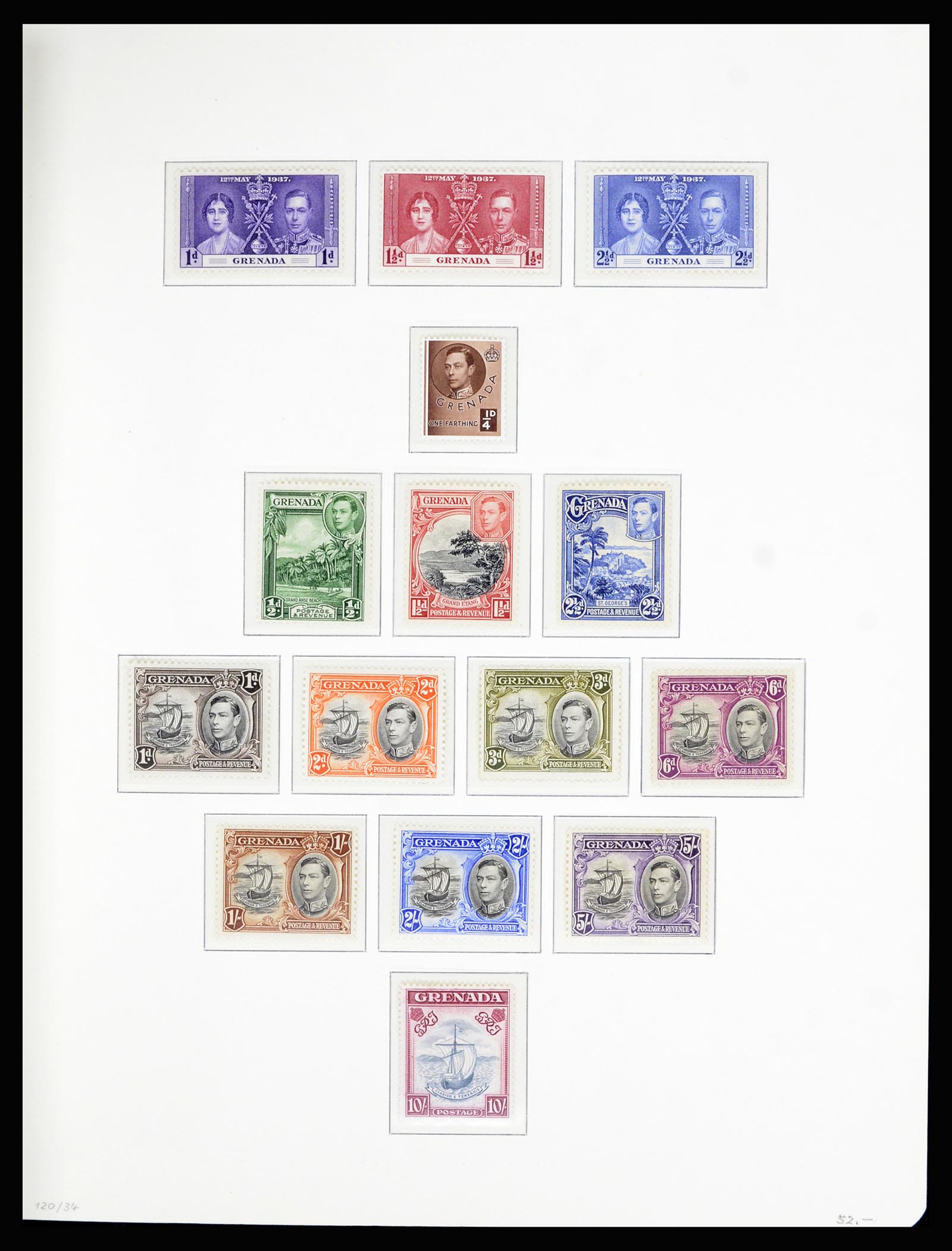36979 010 - Postzegelverzameling 36979 Grenada 1861-1986.