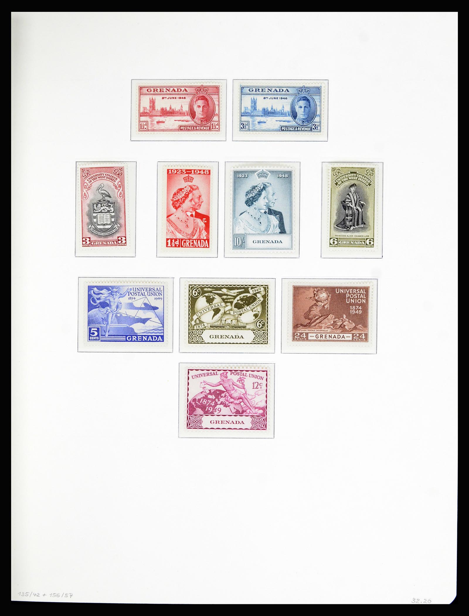 36979 011 - Postzegelverzameling 36979 Grenada 1861-1986.