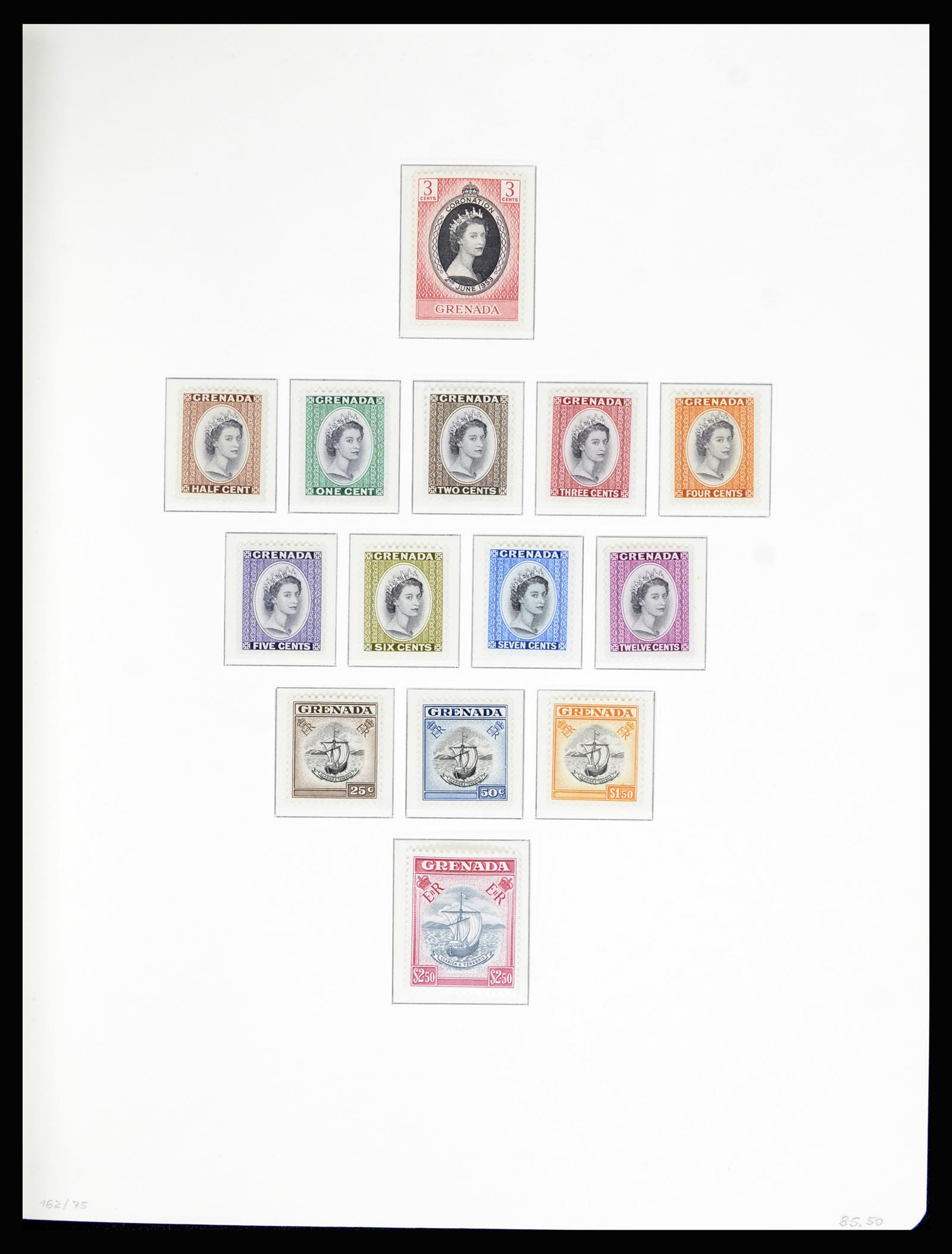 36979 013 - Postzegelverzameling 36979 Grenada 1861-1986.