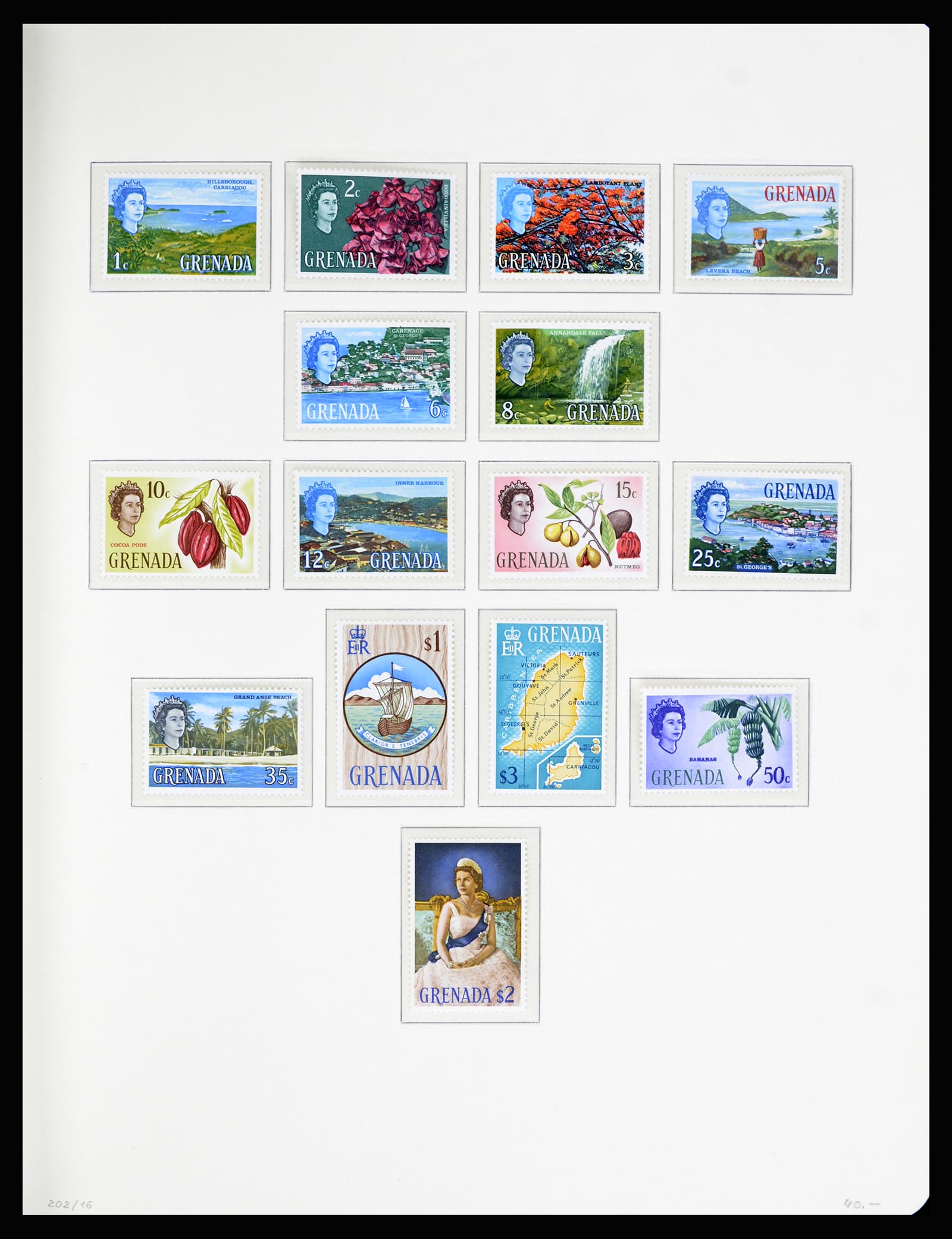 36979 016 - Postzegelverzameling 36979 Grenada 1861-1986.