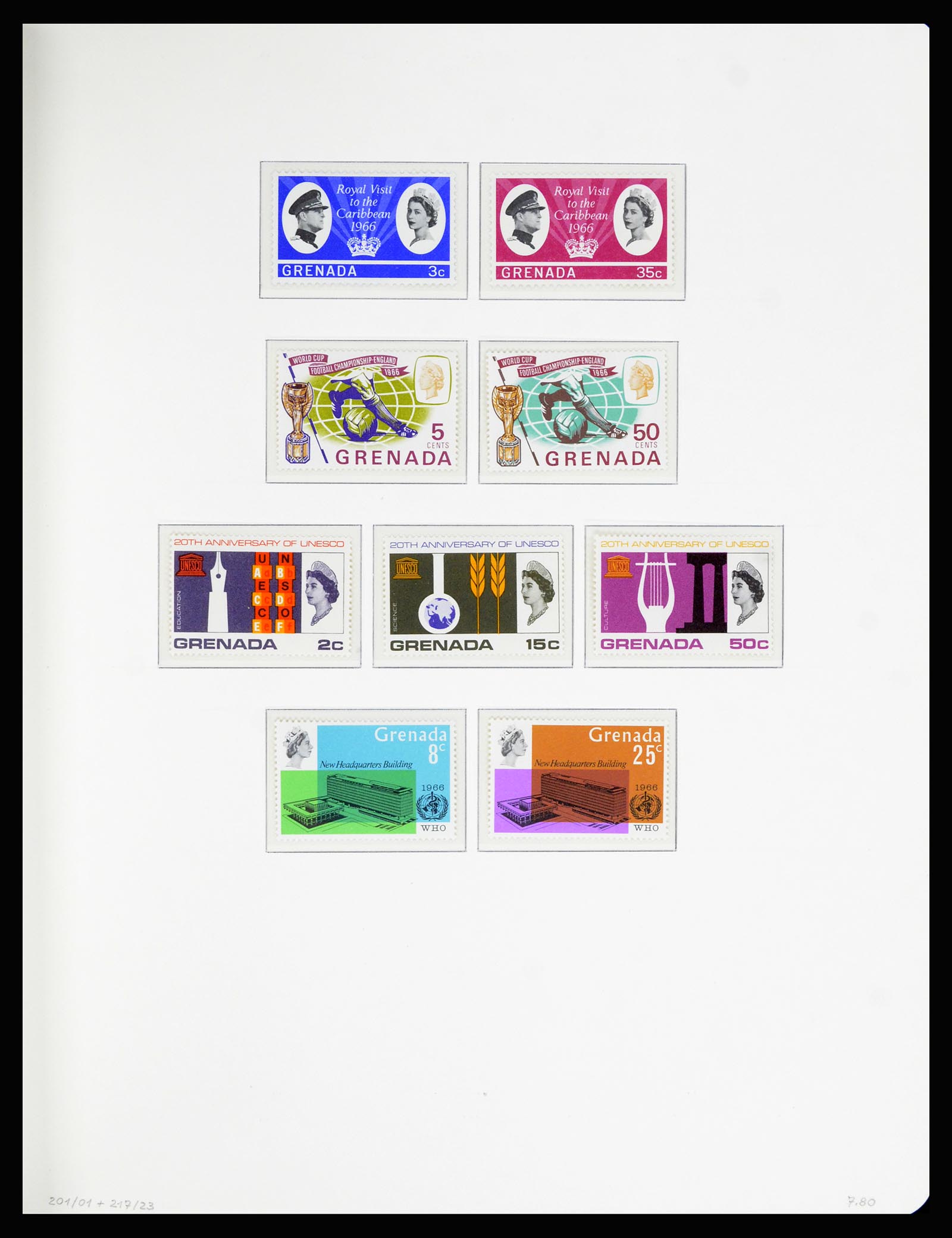 36979 017 - Postzegelverzameling 36979 Grenada 1861-1986.