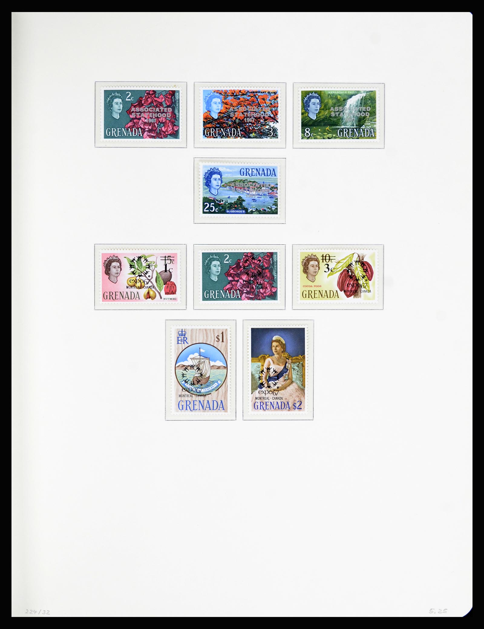 36979 018 - Postzegelverzameling 36979 Grenada 1861-1986.