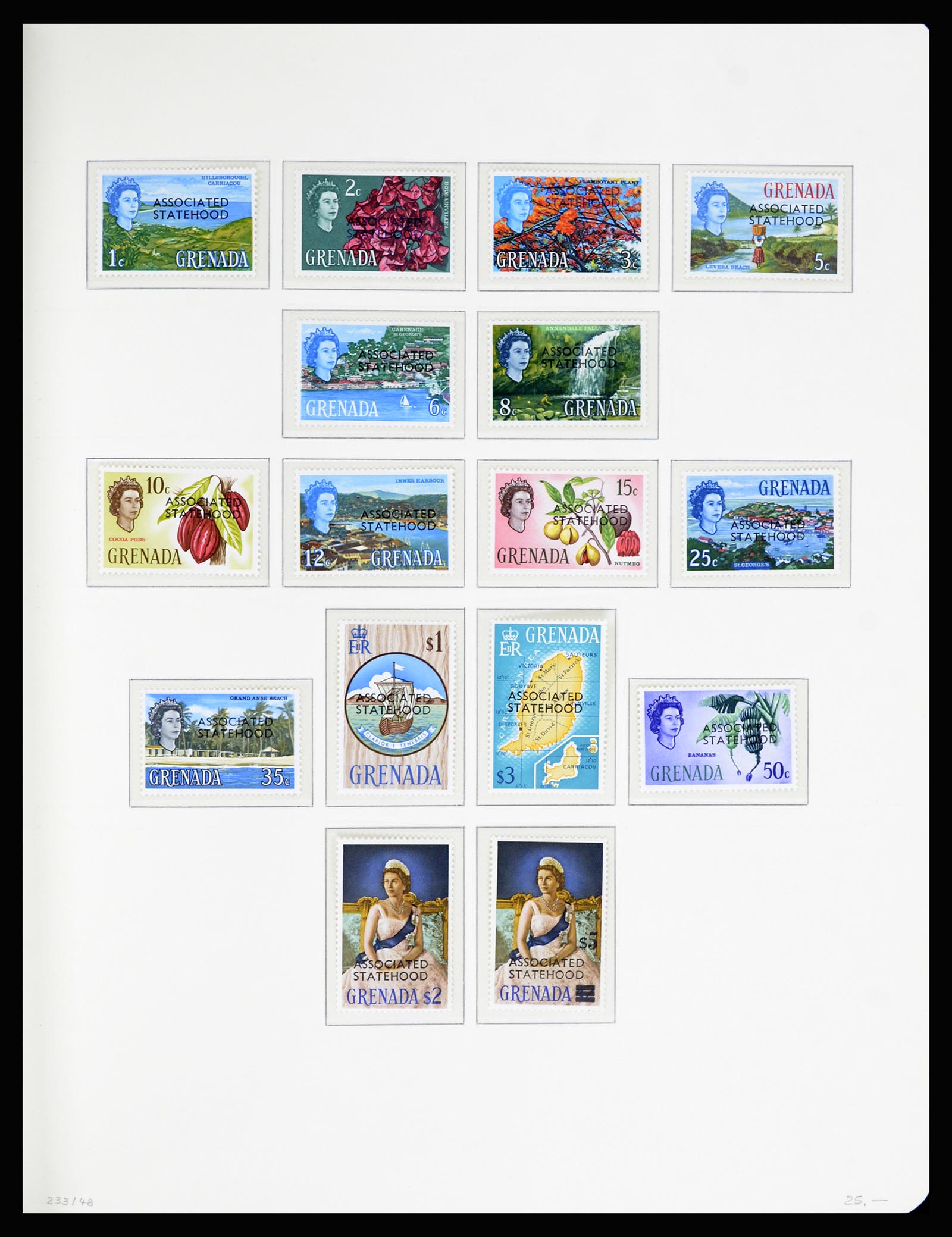 36979 019 - Postzegelverzameling 36979 Grenada 1861-1986.
