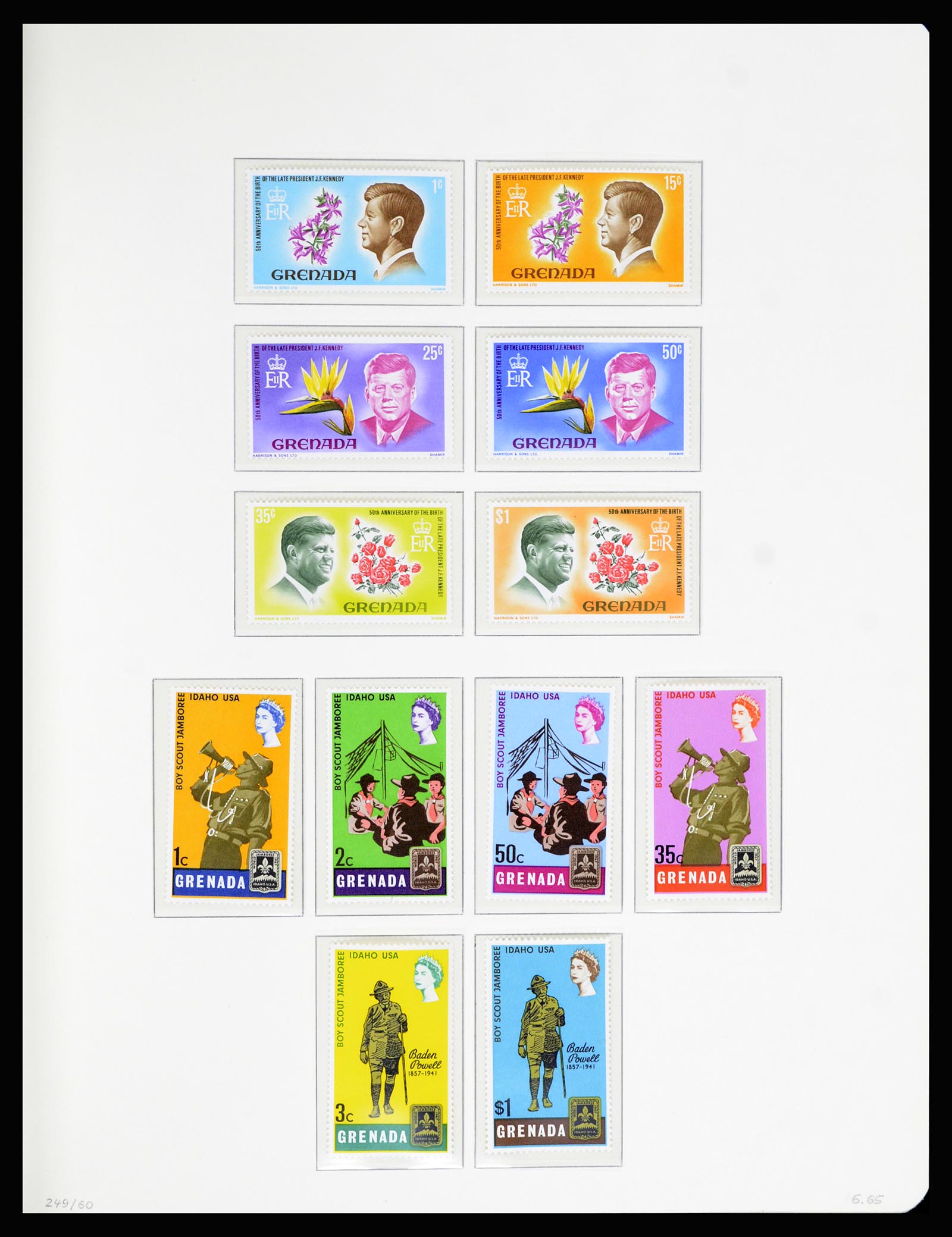36979 020 - Postzegelverzameling 36979 Grenada 1861-1986.