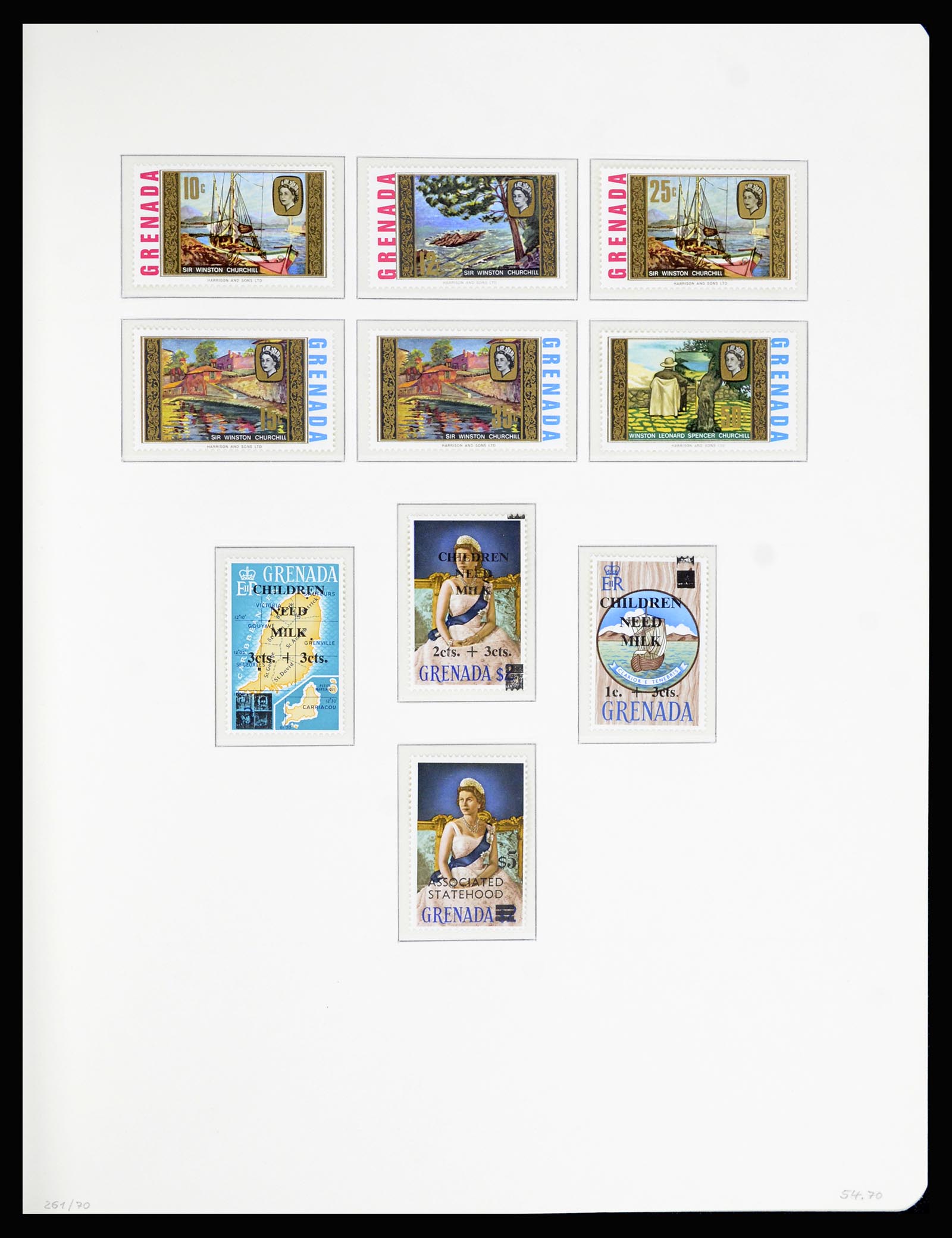 36979 021 - Postzegelverzameling 36979 Grenada 1861-1986.