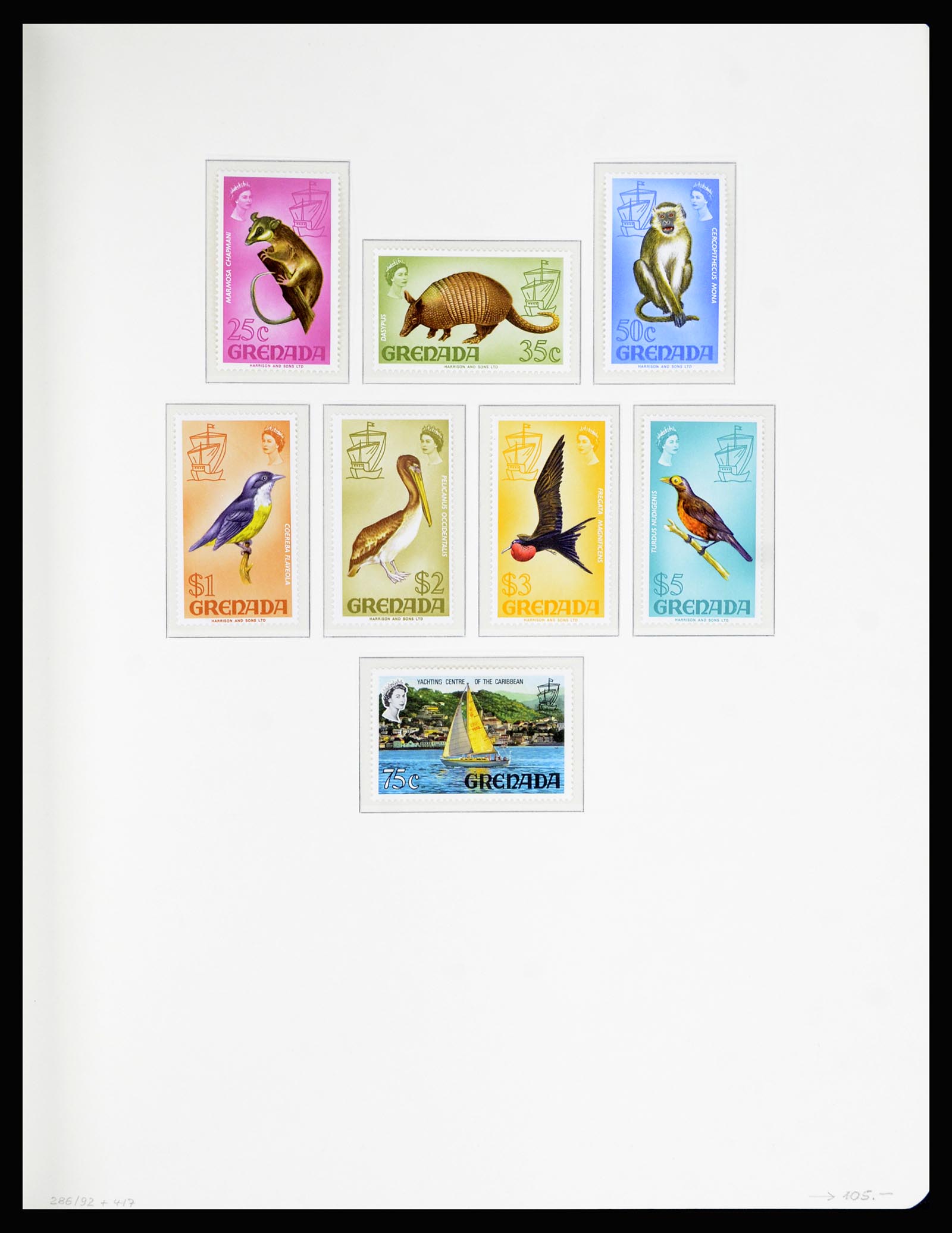 36979 023 - Postzegelverzameling 36979 Grenada 1861-1986.